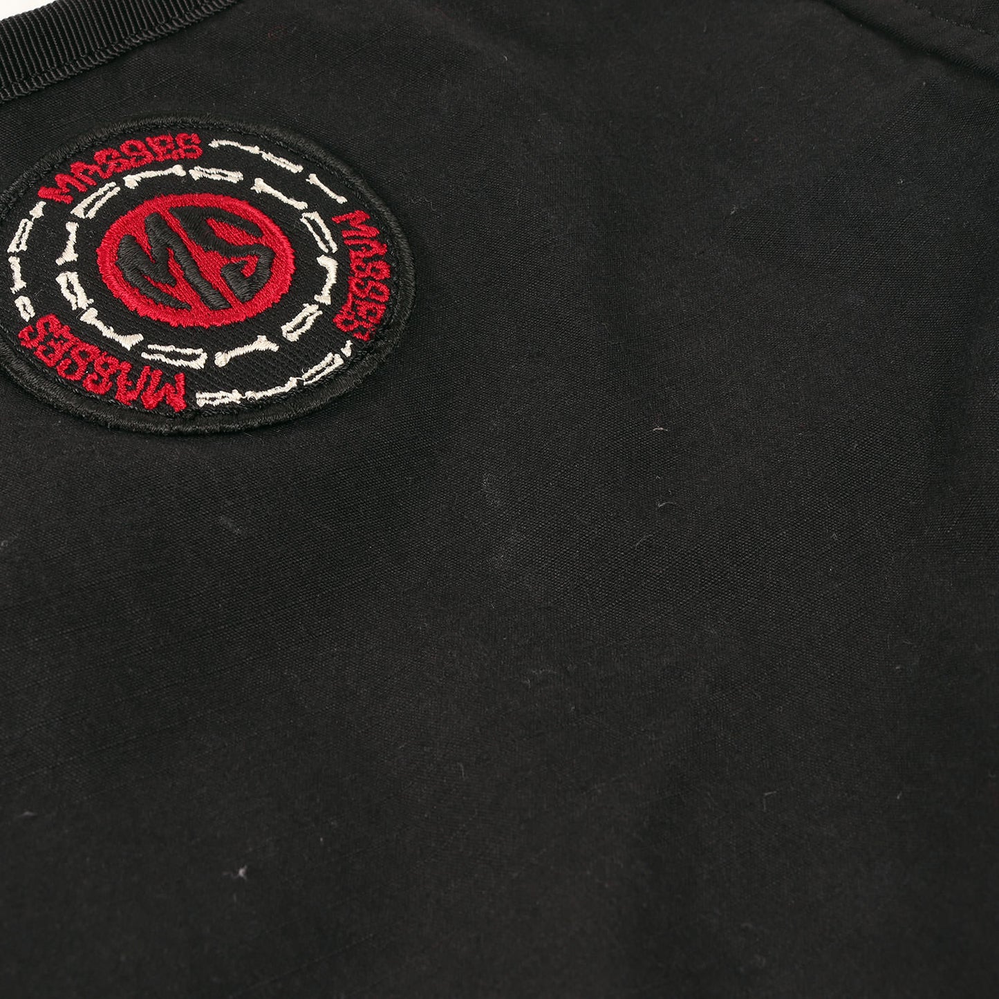 ワッペン付き リップストップ ショルダーバッグ