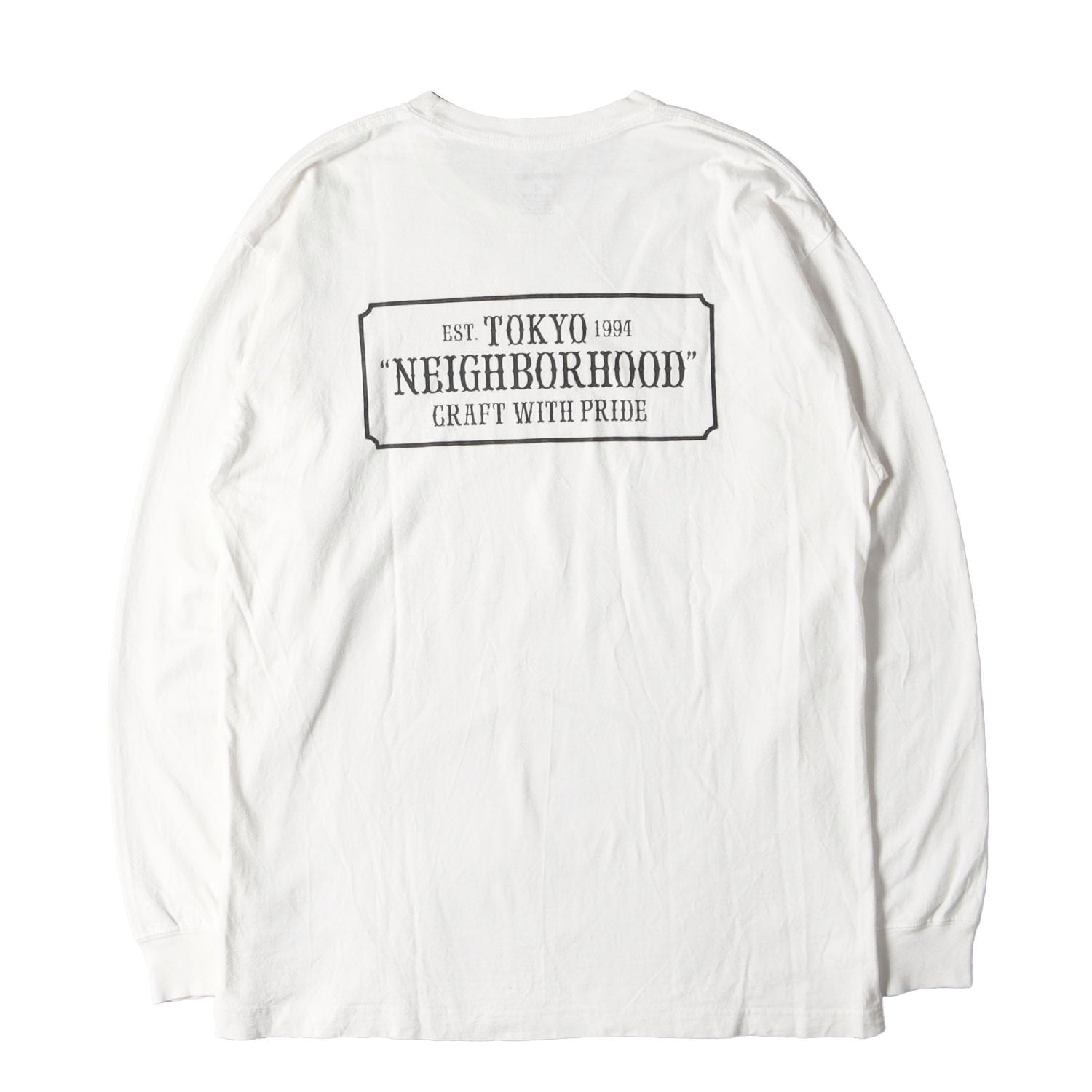NEIGHBORHOOD (ネイバーフッド) 21AW ブランドロゴ ロングスリーブ T 