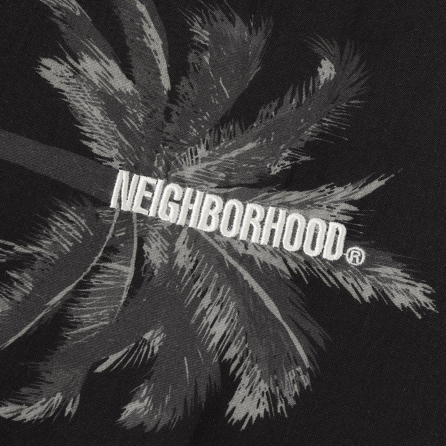 22SS ×WIND AND SEA パームツリー柄 レーヨン アロハシャツ(NHWDS HAWAIIAN / R-SHIRTS.SS)