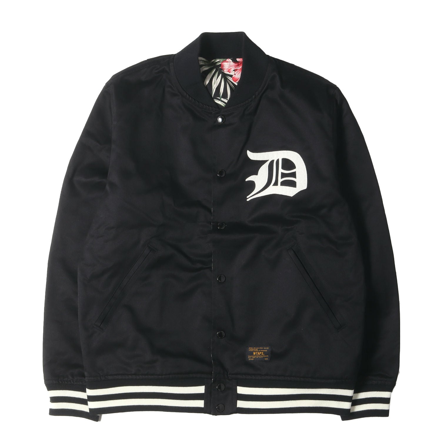WTAPS (ダブルタップス) フラワー柄 リバーシブル チームジャケット 