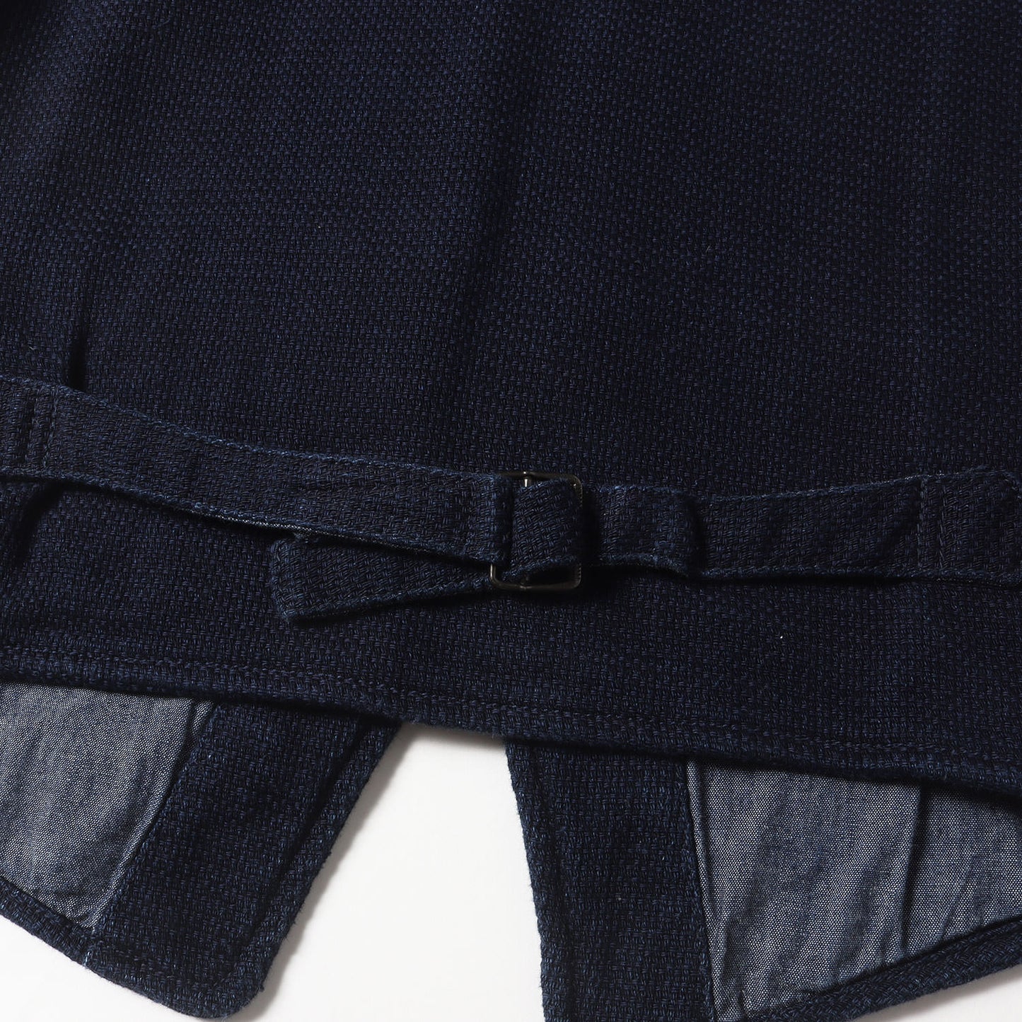 インディゴ 刺し子 ワーク ベスト