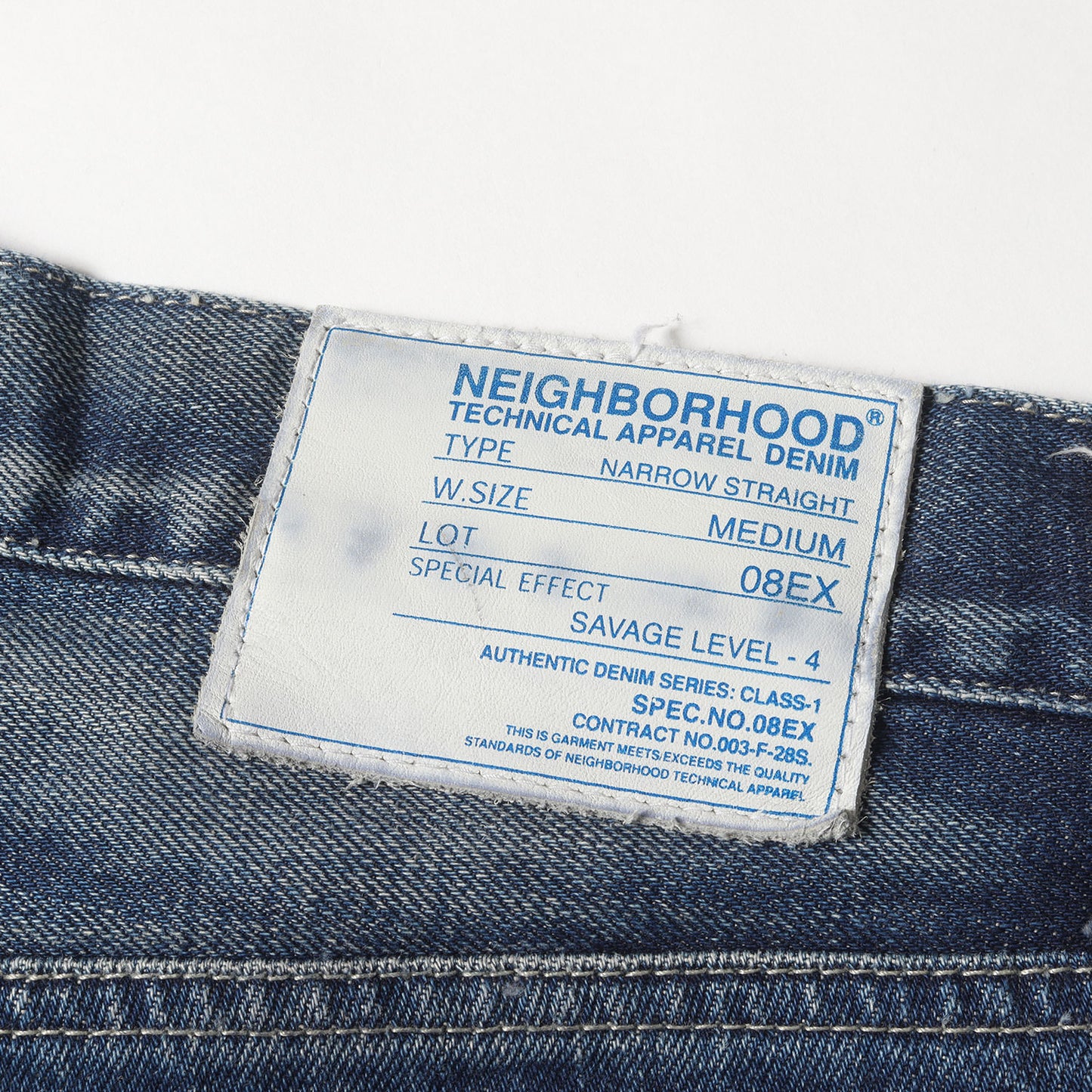 00s グリッド サベージ ナロー デニムパンツ(Grid Savage Narrow Denim / 14oz-PT)