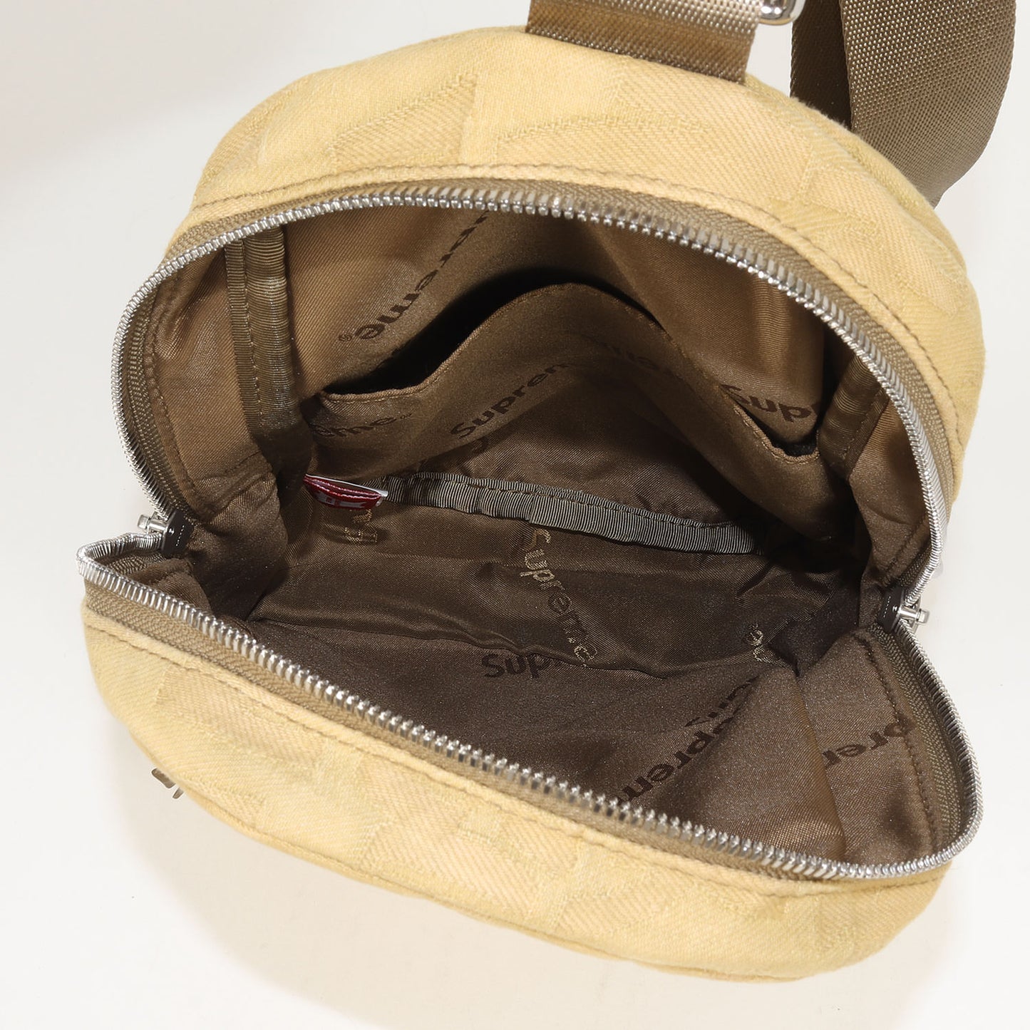 22SS グラフィティ デニム スリングバッグ(Fat Tip Jacquard Denim Sling Bag)