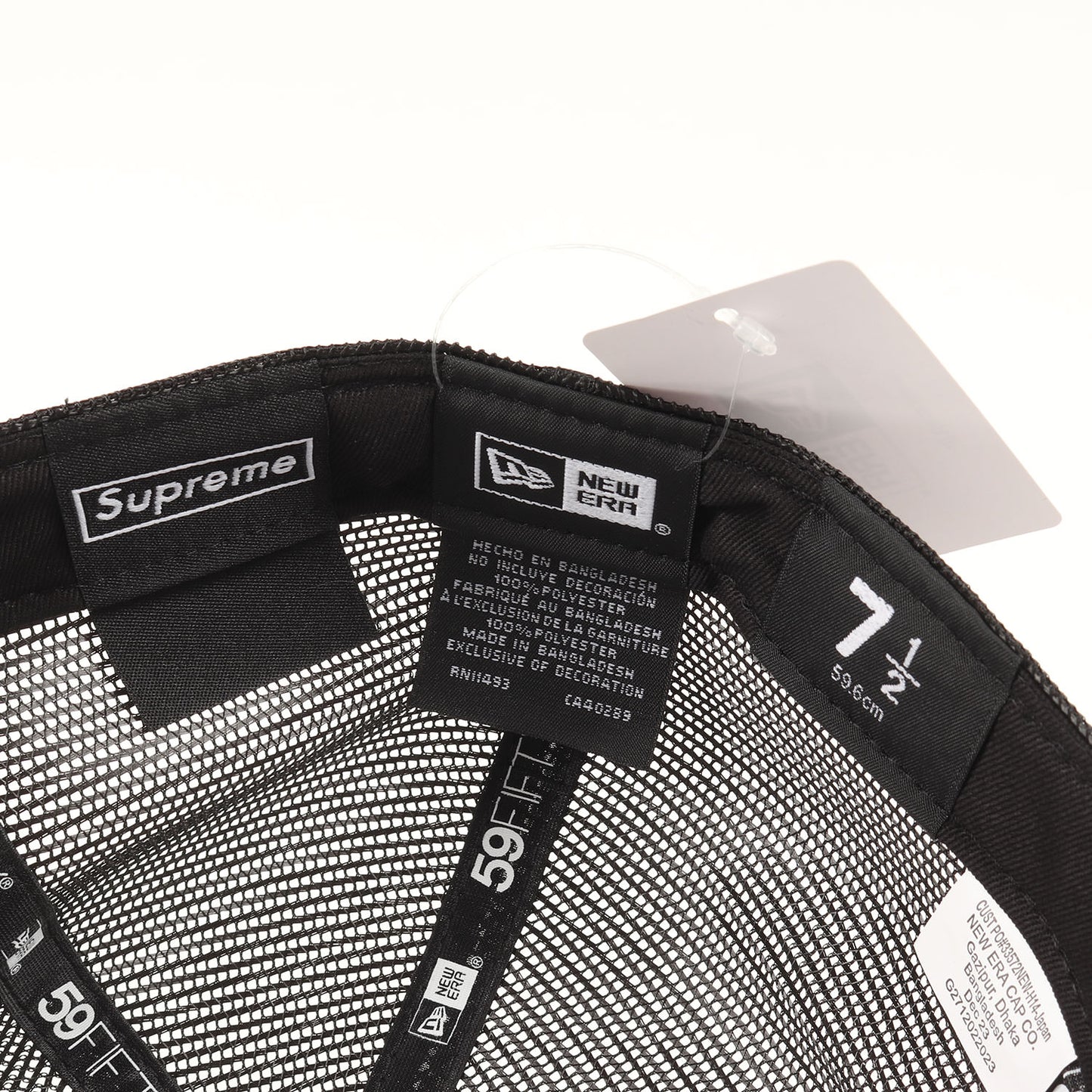 24SS ×NEW ERA BOXロゴ ベースボール メッシュキャップ(Box Logo Mesh Back New Era)