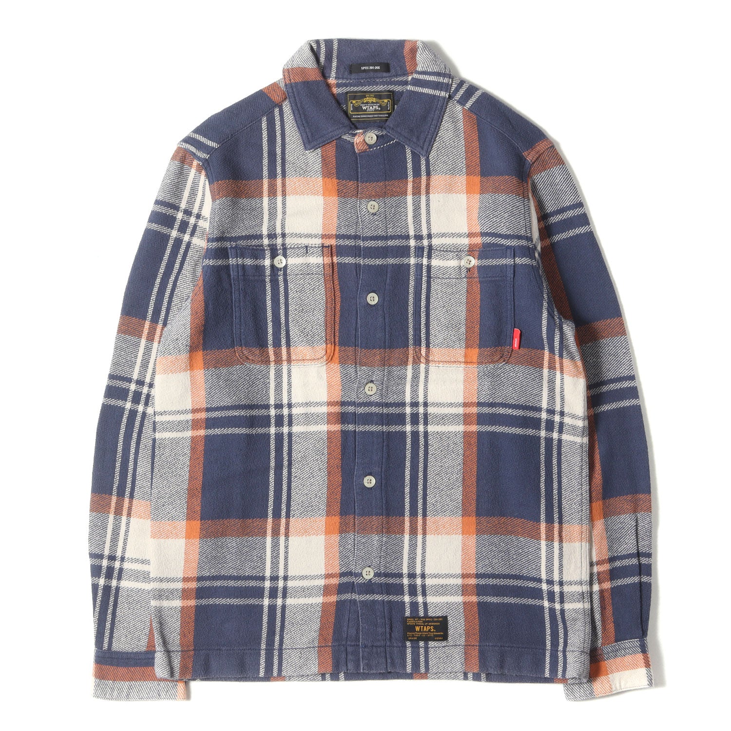 WTAPS (ダブルタップス) ヘビー チェック フランネルシャツ(UNION L⁄S