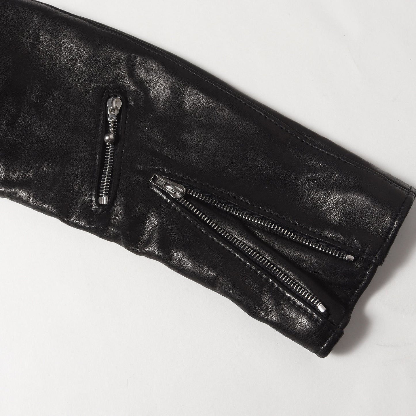 サイクロンン シープスキンレザー ダブル ライダース ジャケット(CYCLONE SHEEPSKIN)