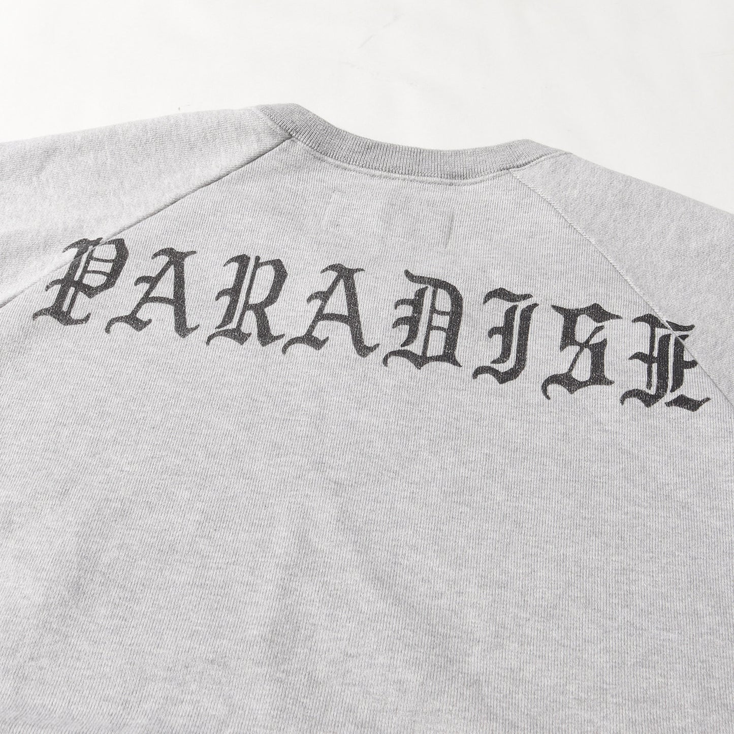 バックロゴ ウォッシュド ヘビー クルーネック スウェット(WASHED HEAVY WEIGHT CREW NECK SWEAT SHIRTS)