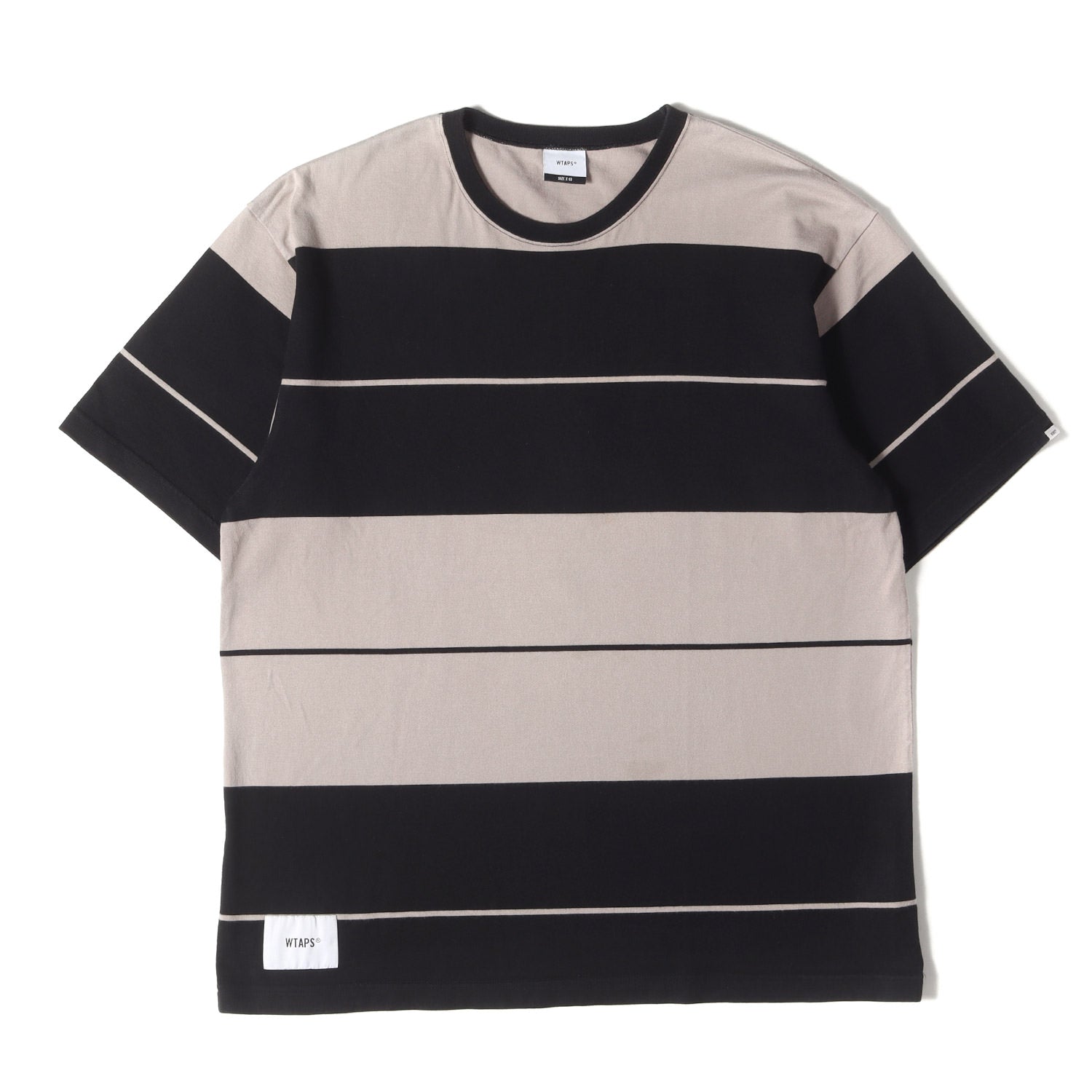 WTAPS (ダブルタップス) ボーダー クルーネック Tシャツ(VATOS SS 