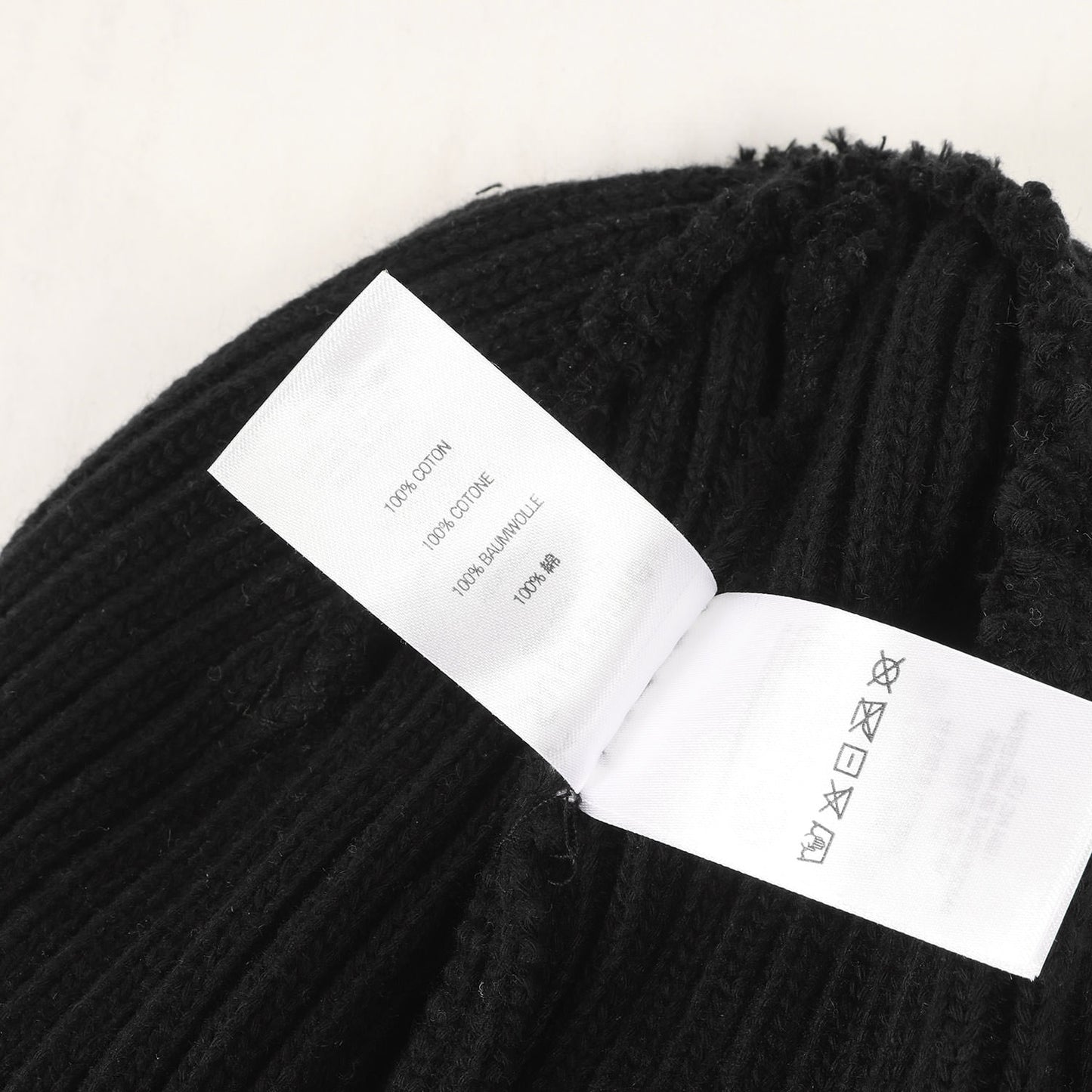 24SS オーバーダイ加工 コットンニット ビーニー(Overdyed Beanie)