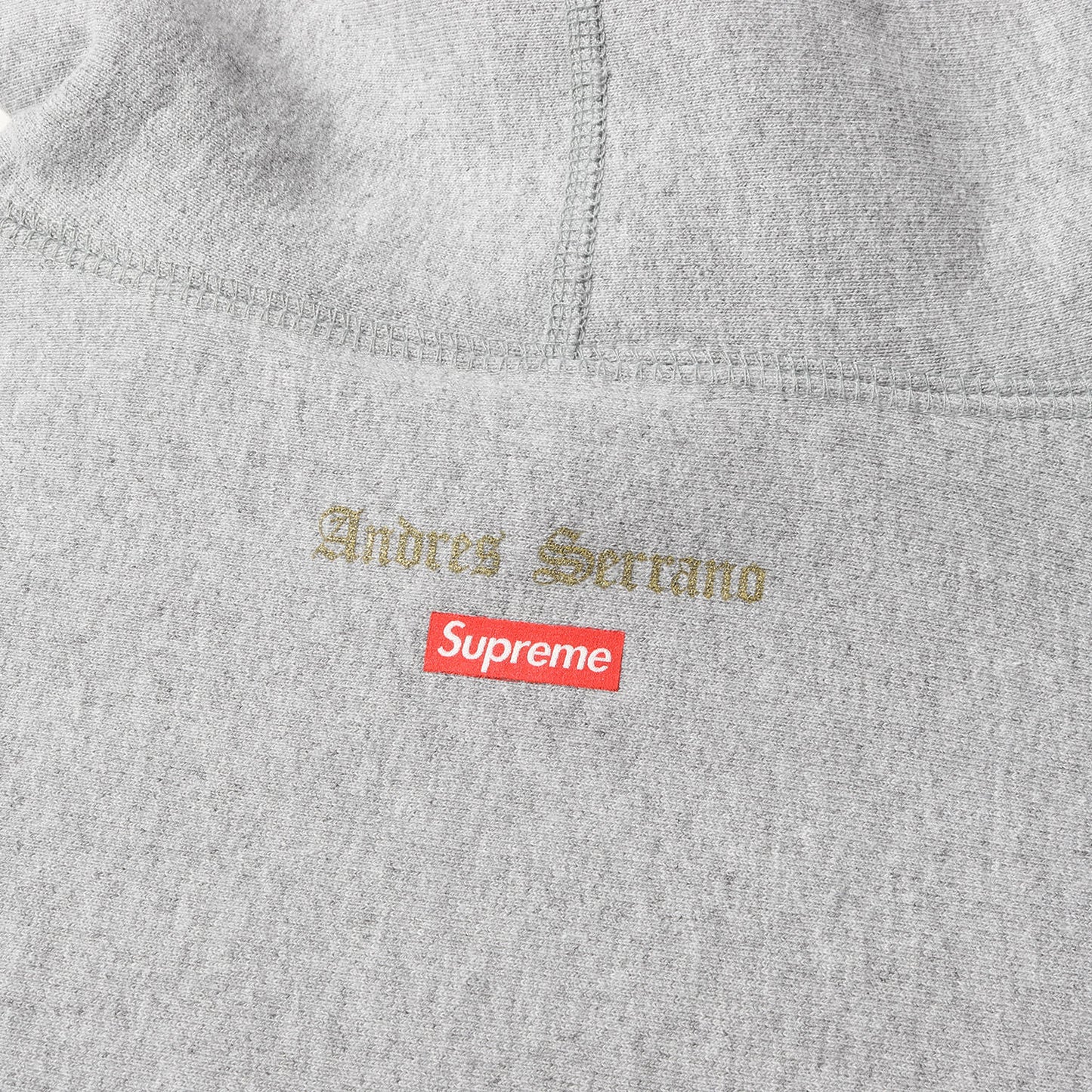 ×Andres Serrano キリスト スウェットパーカー(Piss Christ Hooded Sweatshir)