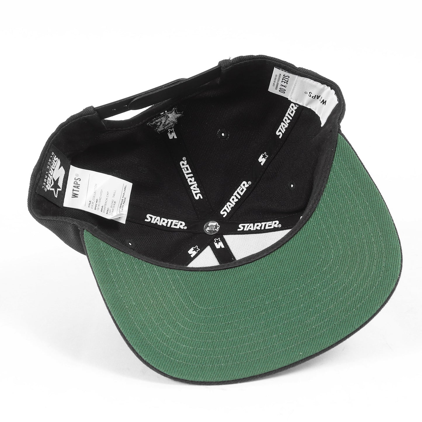 ×STARTER BLACK LABEL ブランドロゴ刺繍 6パネルキャップ(SNAPBACK CAP)