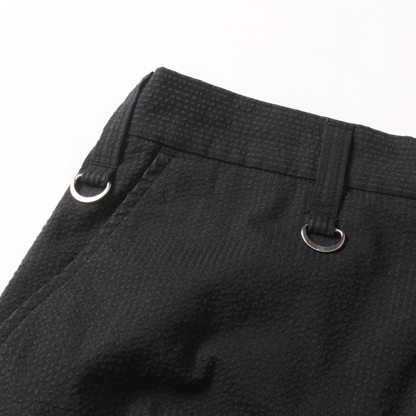 20SS ストレッチ シアサッカー クロップドパンツ(COOLMAX STRETCH SEERSUCKER DOUBLE CUFF CROPPED PANTS)