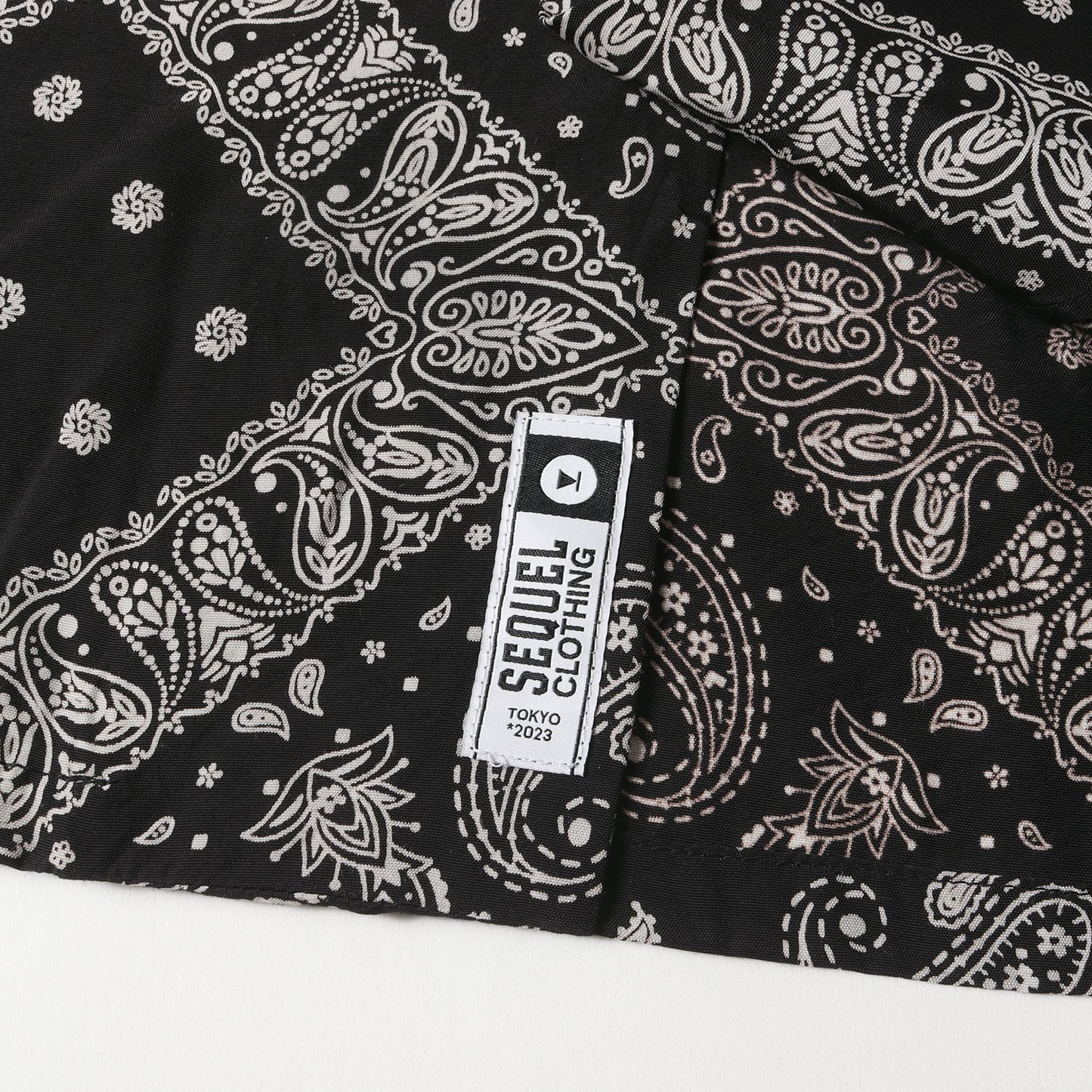 23SS バンダナ柄 オープンカラー レーヨン 半袖シャツ(S/S SHIRTS)