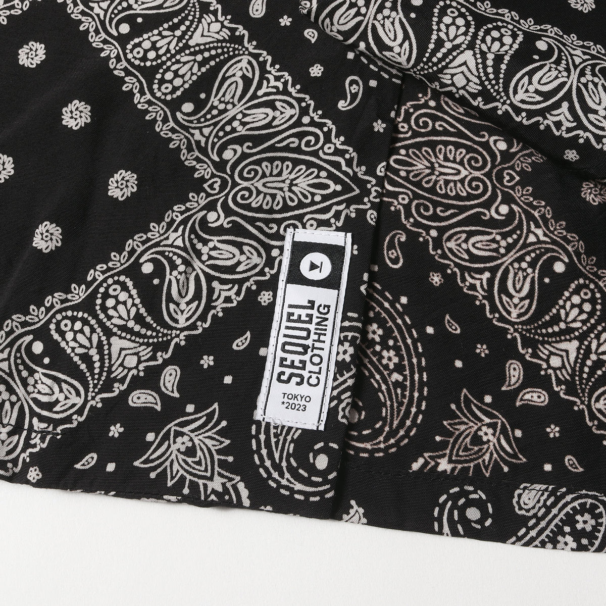 23SS バンダナ柄 オープンカラー レーヨン 半袖シャツ(S/S SHIRTS)