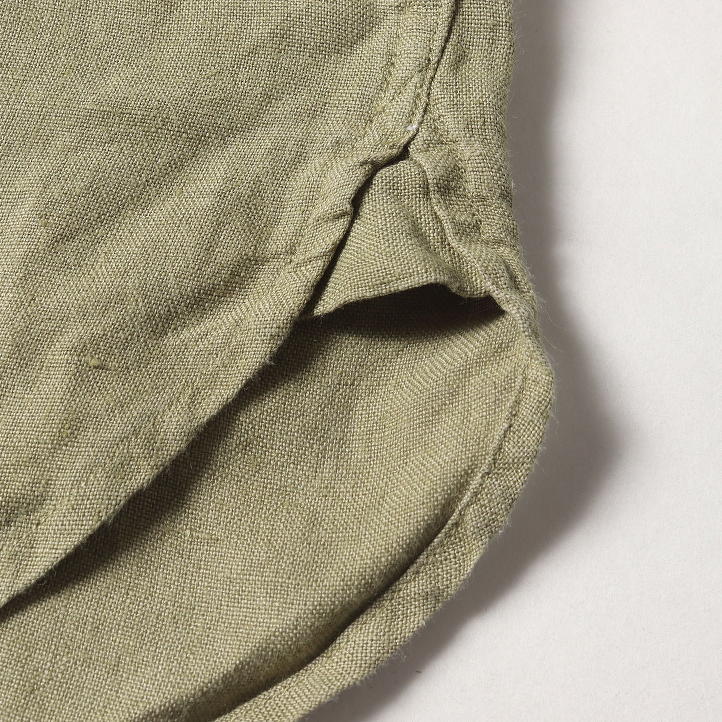 90s OLD GAP マチ付き リネンシャツ