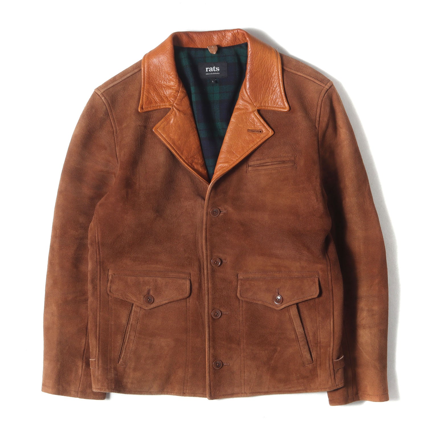 rats M ブラウン スエードレザージャケット 13AW 【公式通販】