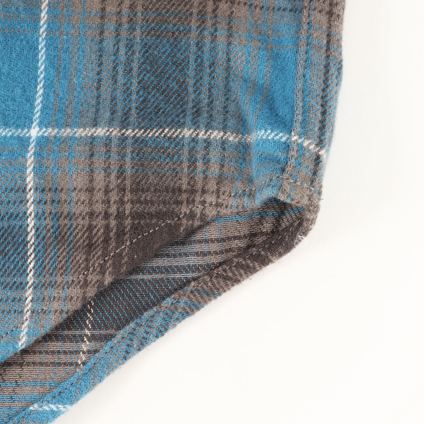 21AW オンブレチェック オーバーサイズ フランネル シャツ(Ombre Nel Check Work Shirt)