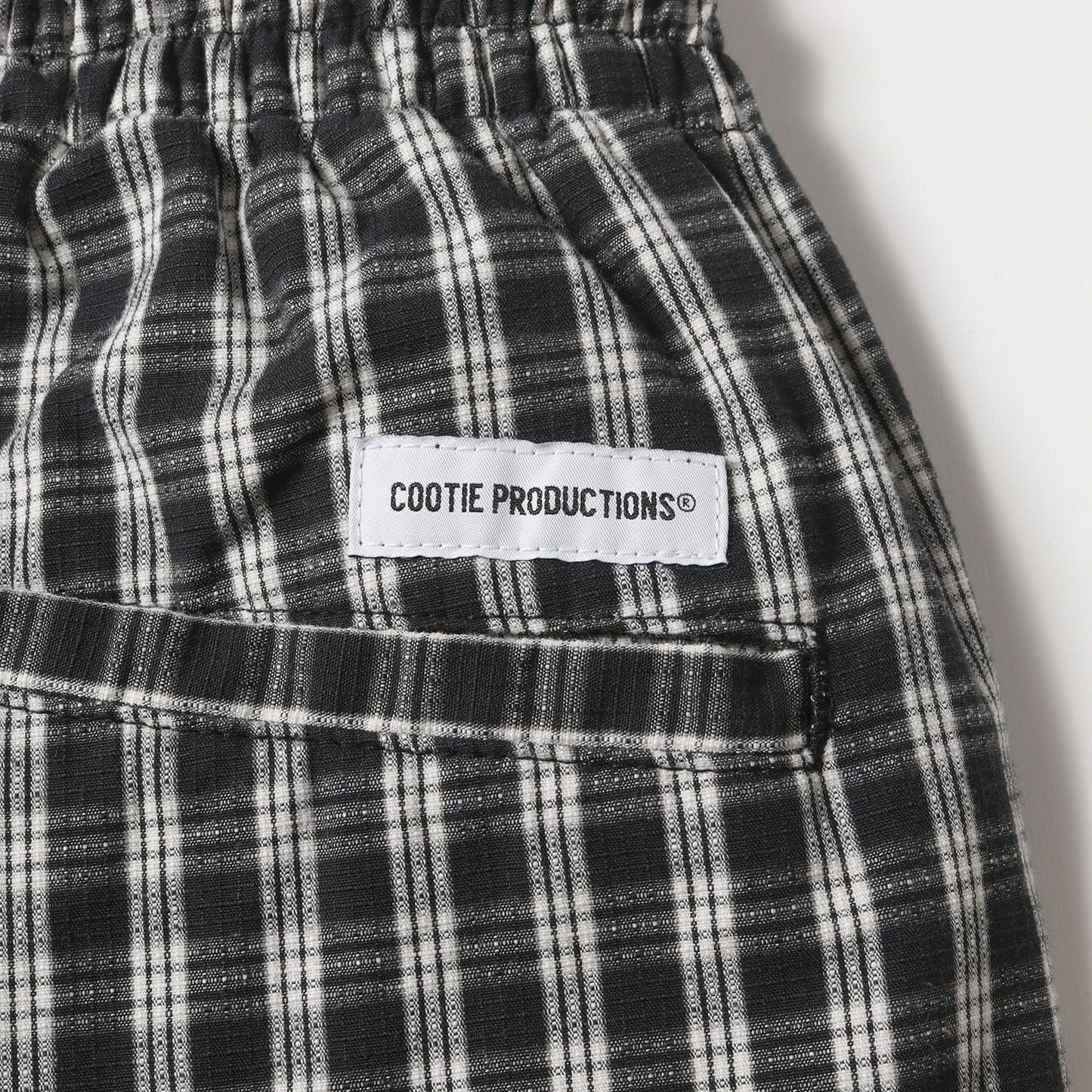 24SS ドビーチェック イージーパンツ(Dobby Check Easy Pants)