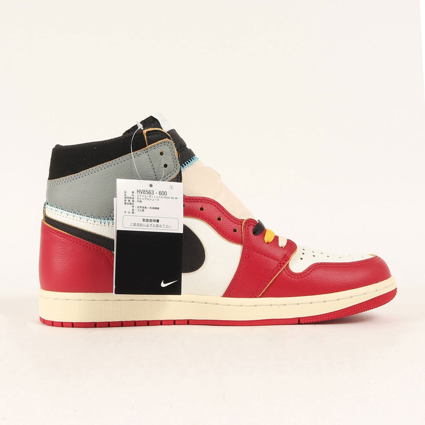 ×UNION AIR JORDAN 1 RETRO HIGH OG CHICAGO / SHADOW (HV8563-600)