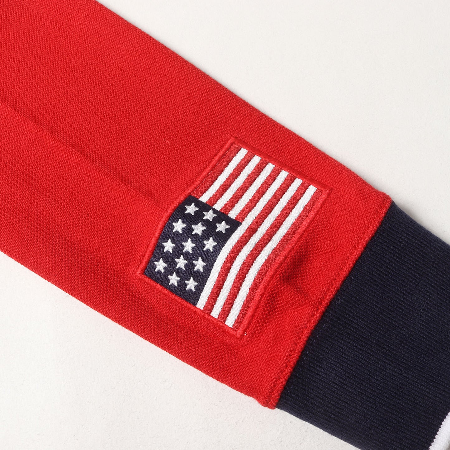 USAモデル ビッグポニー ハーフジップ 鹿の子スウェット