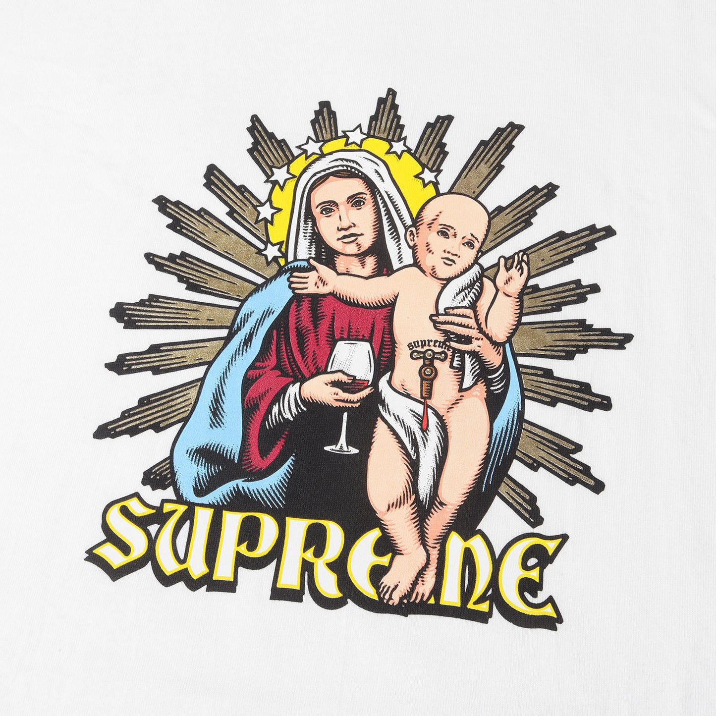 24AW マリア グラフィック Tシャツ(Blood Tee)