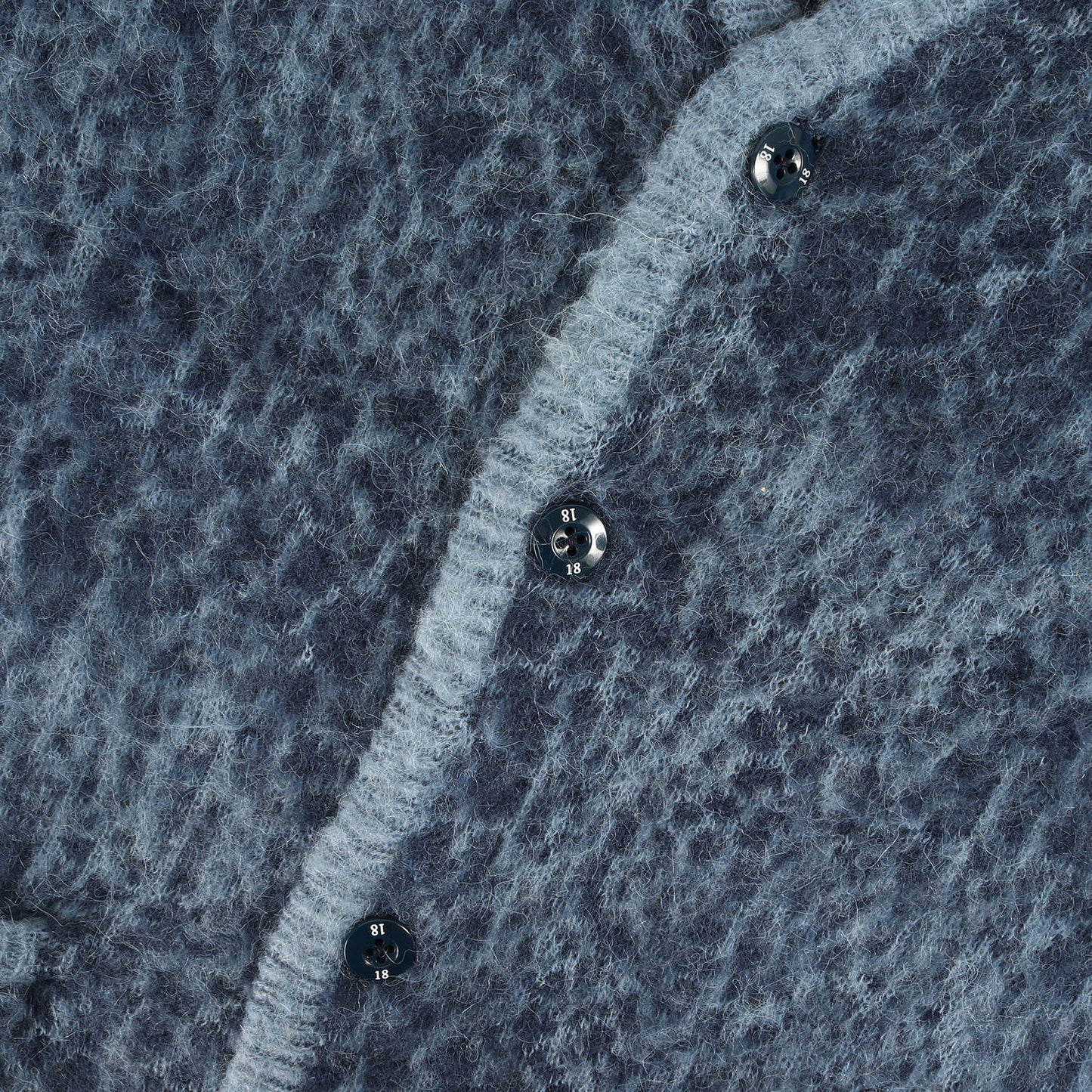 21AW レオパード柄 モヘヤニット カーディガン(MOHAIR CARDIGAN / AN-KNIT LS)