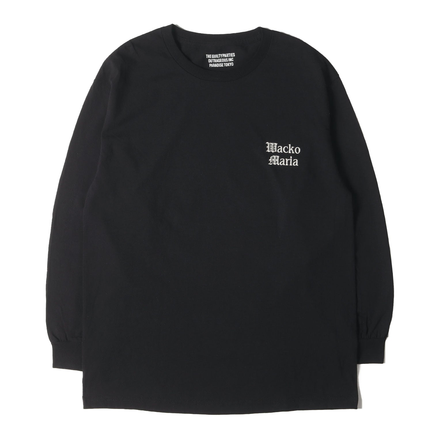 WACKO MARIA ロンT ワコマリア 刺繍 黒 BLACK