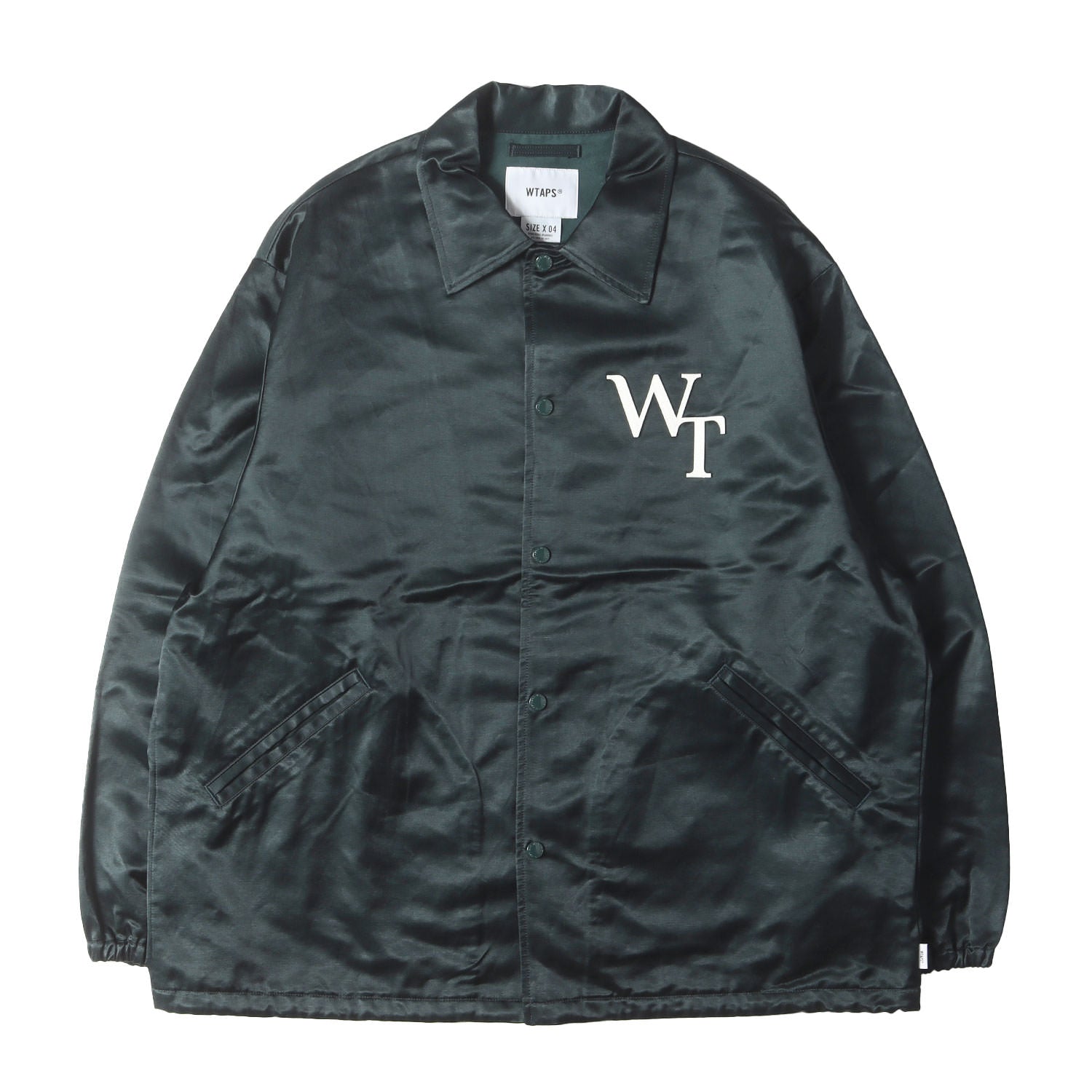 24SS アップリケロゴ サテン コーチジャケット(CHIEF / JACKET / CTRY 