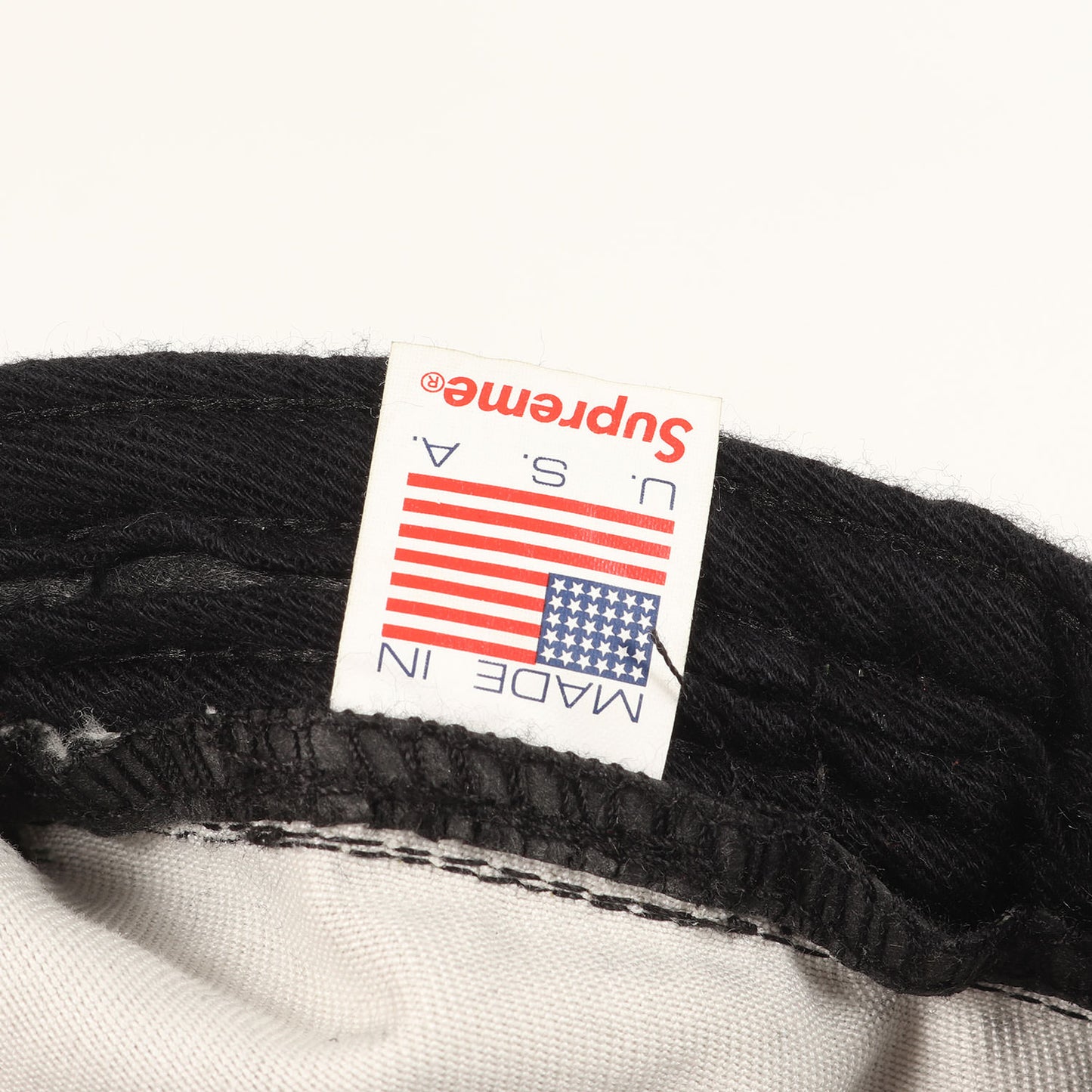ウォッシュド チノ ツイル BOXロゴ キャンプキャップ(Washed Chino Twill Camp Cap)