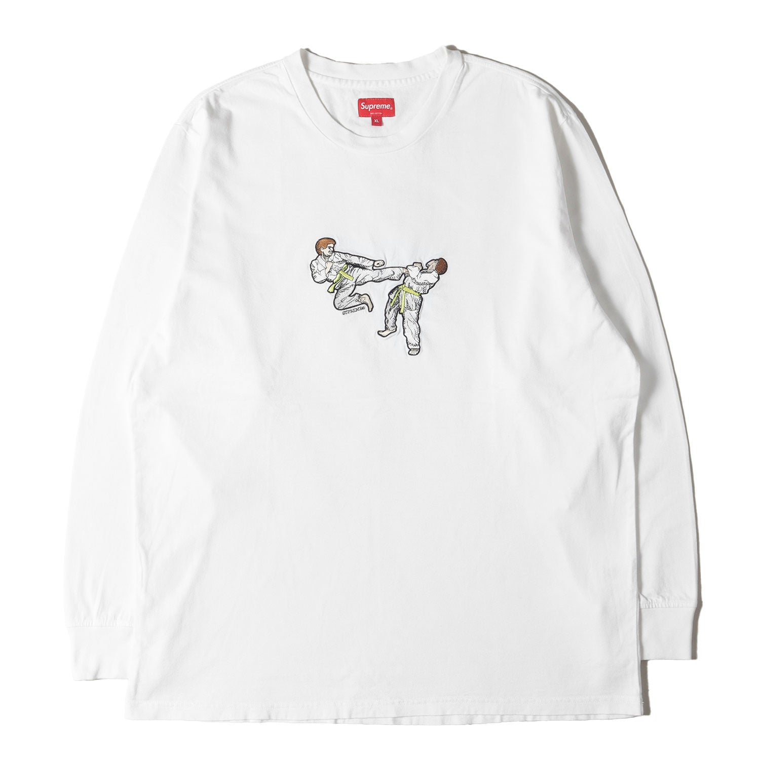 Supreme (シュプリーム) 空手刺繍 ロングスリーブ Tシャツ(Karate Tee 