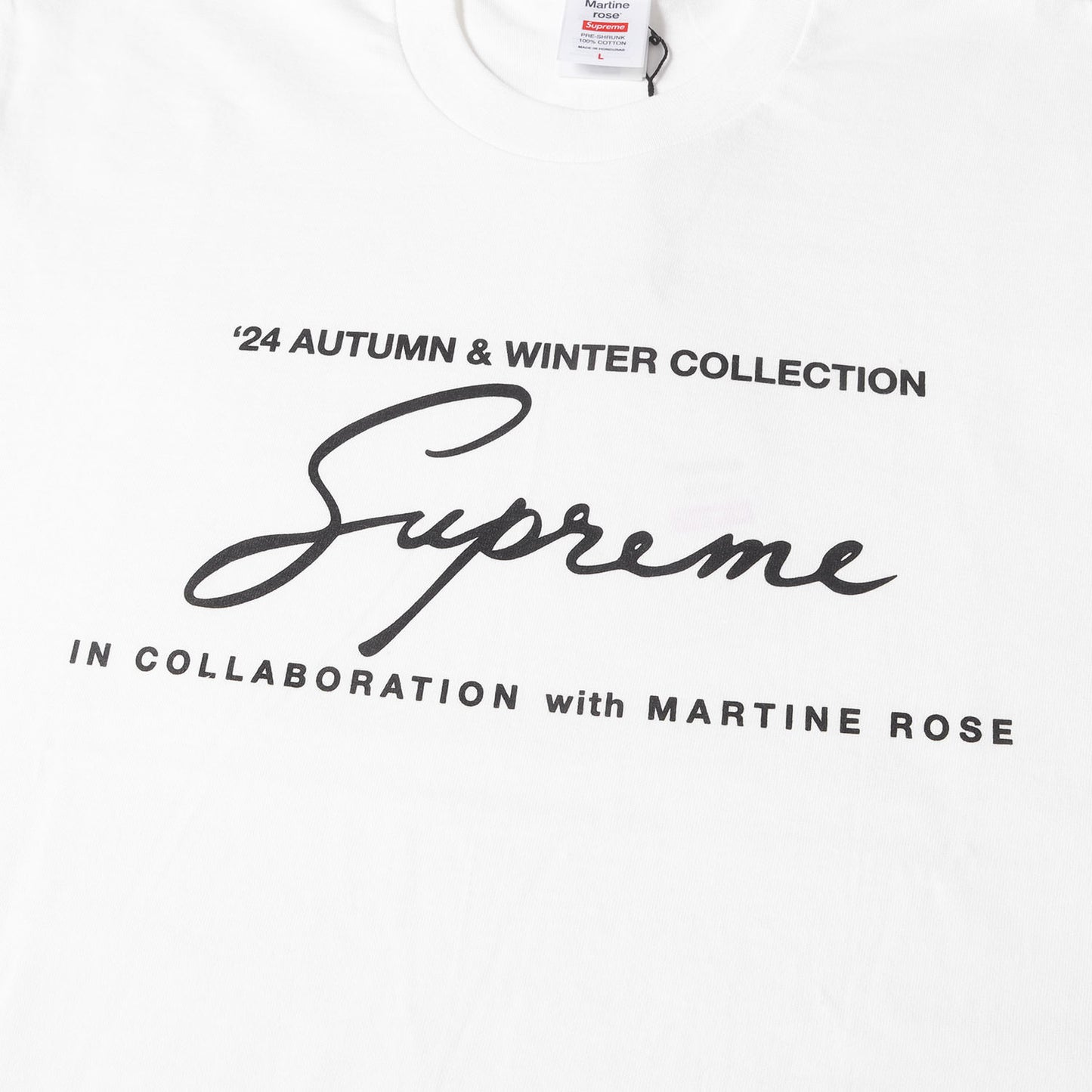 24AW ×Martine Rose ブランドロゴ Tシャツ(Tee)