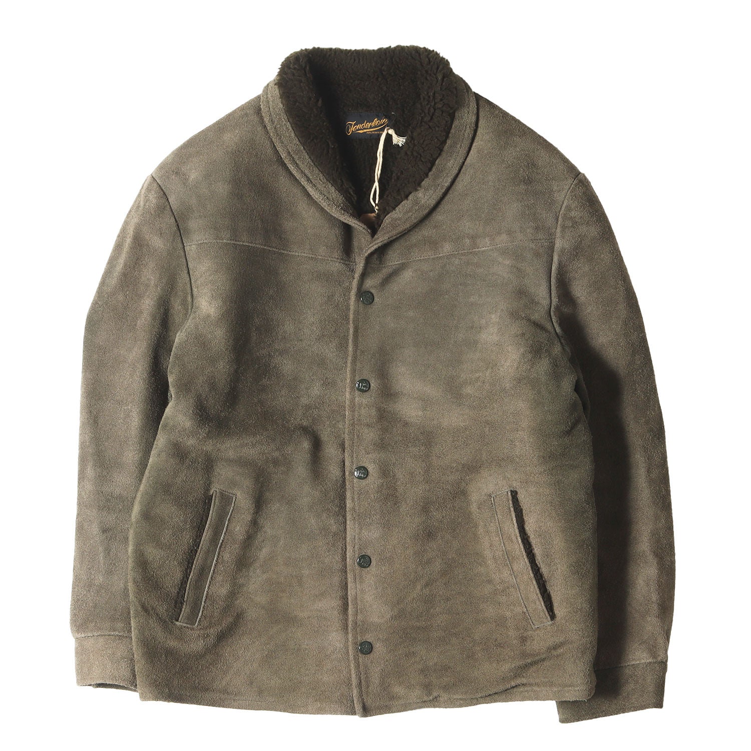サドルスウェード ショールカラー ボアジャケット(T-SADDLE SUEDE JKT 