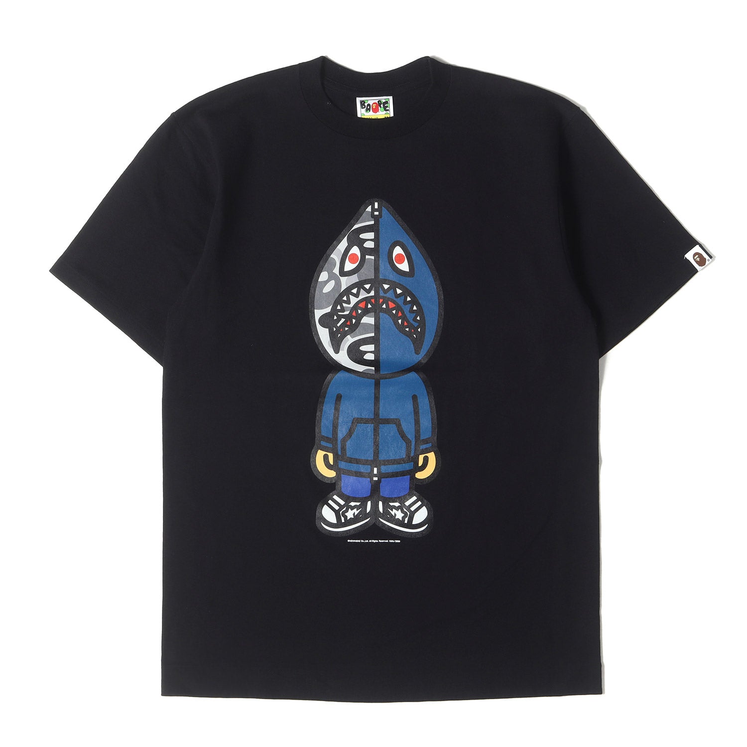 A BATHING APE BAPE マイロ 長袖Tシャツ ロンTシャツ Mサイズ アベイシングエイプ カモフラ 猿顔 コラボ NIGO KAWS シャーク 限定 初期 A BATHING APE 長袖Tシャツ 70サイズ ビブ付き A BATHING APE - 送料