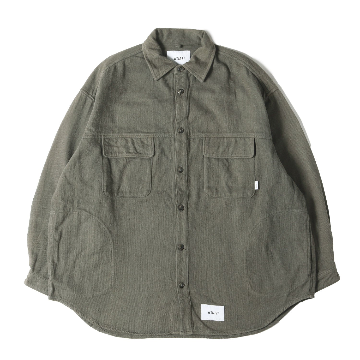 22SS オーバーサイズ ヘビー フランネルシャツ(WCPO 01 / LS / COTTON 