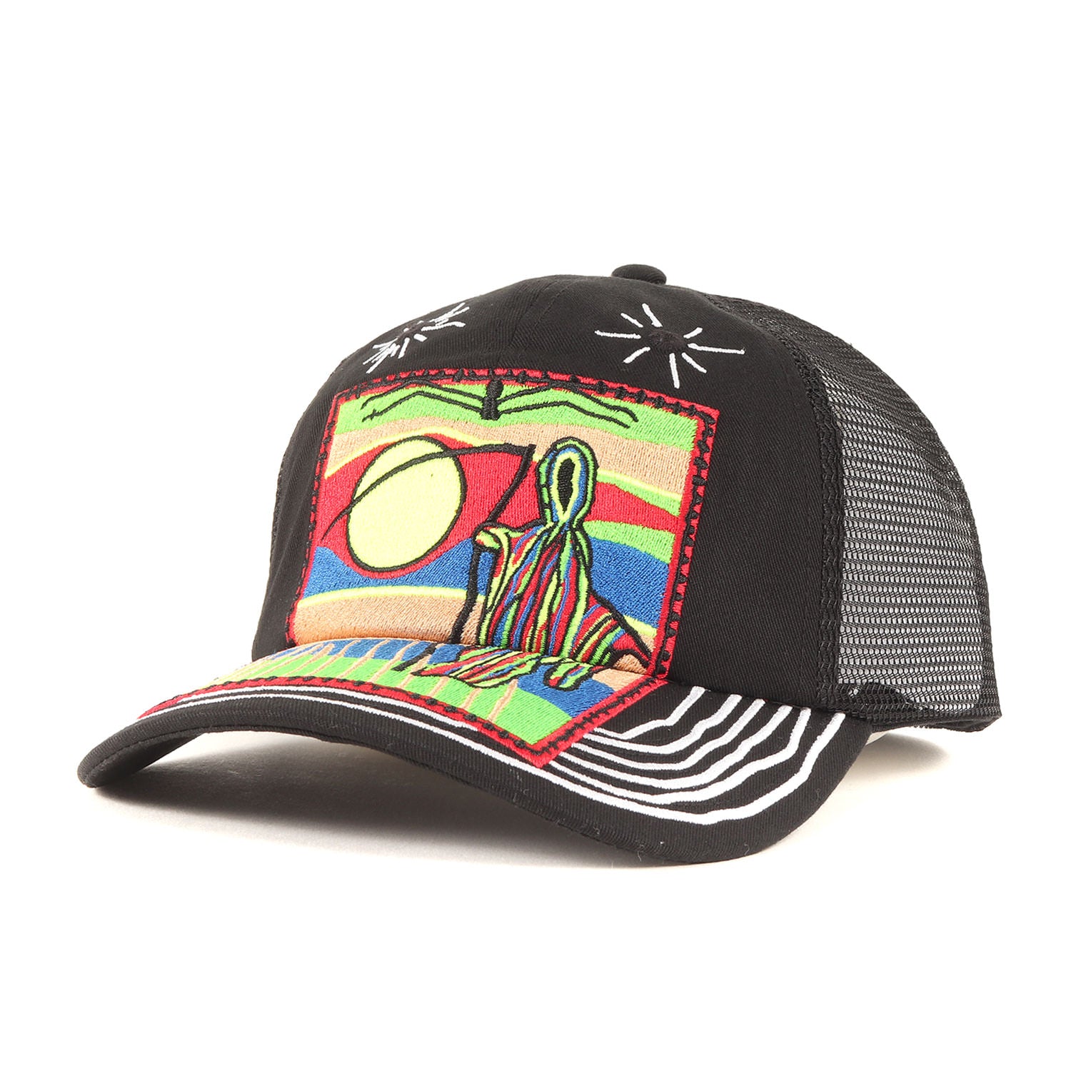 Supreme (シュプリーム) 25SS グラフィック刺繍 メッシュキャップ - Main Image