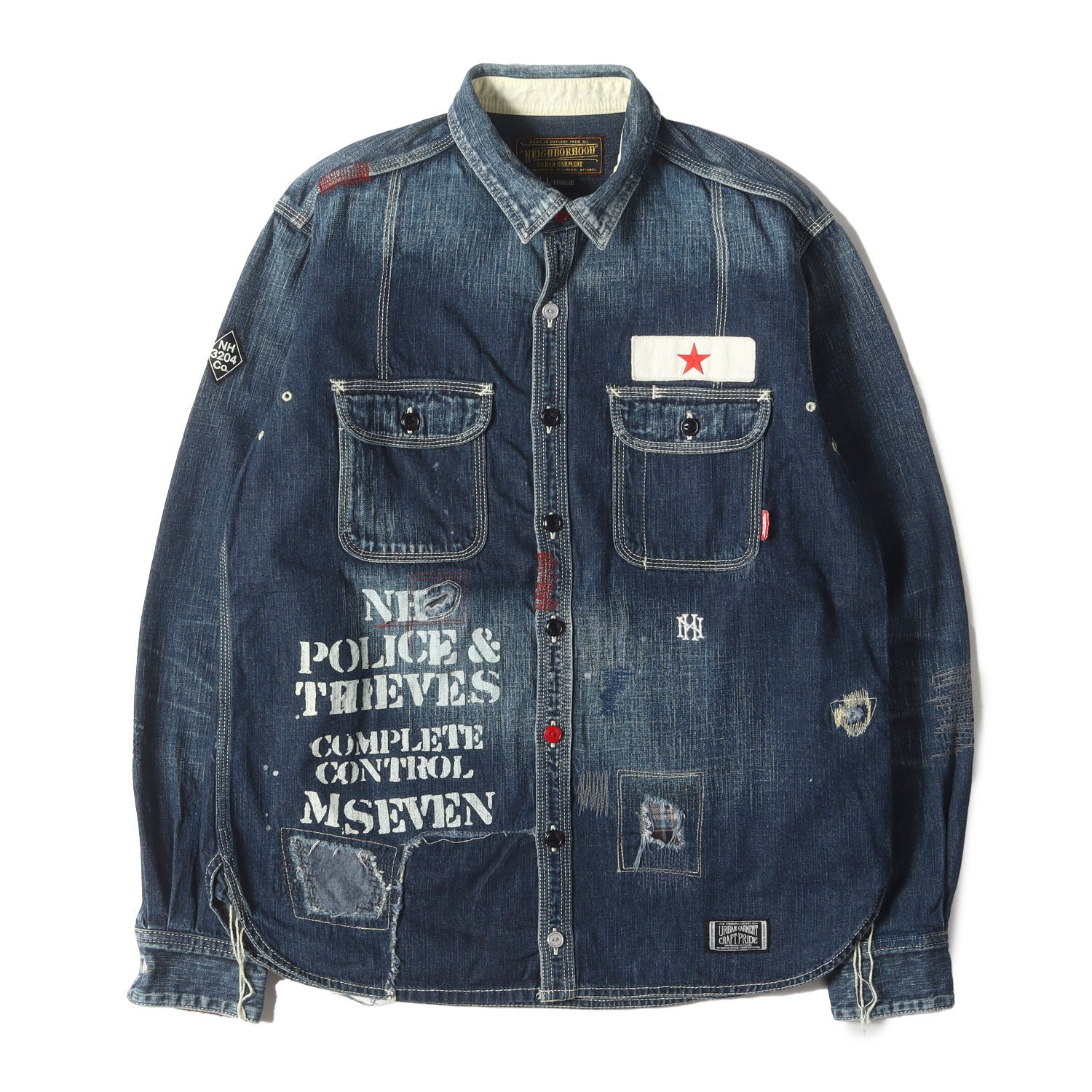 サベージ カスタム デニム ワークシャツ(SAVAGE7 / C-SHIRT. LS サベージ カスタム デニム ワークシャツ(SAVAGE7 / C-SHIRT. LS