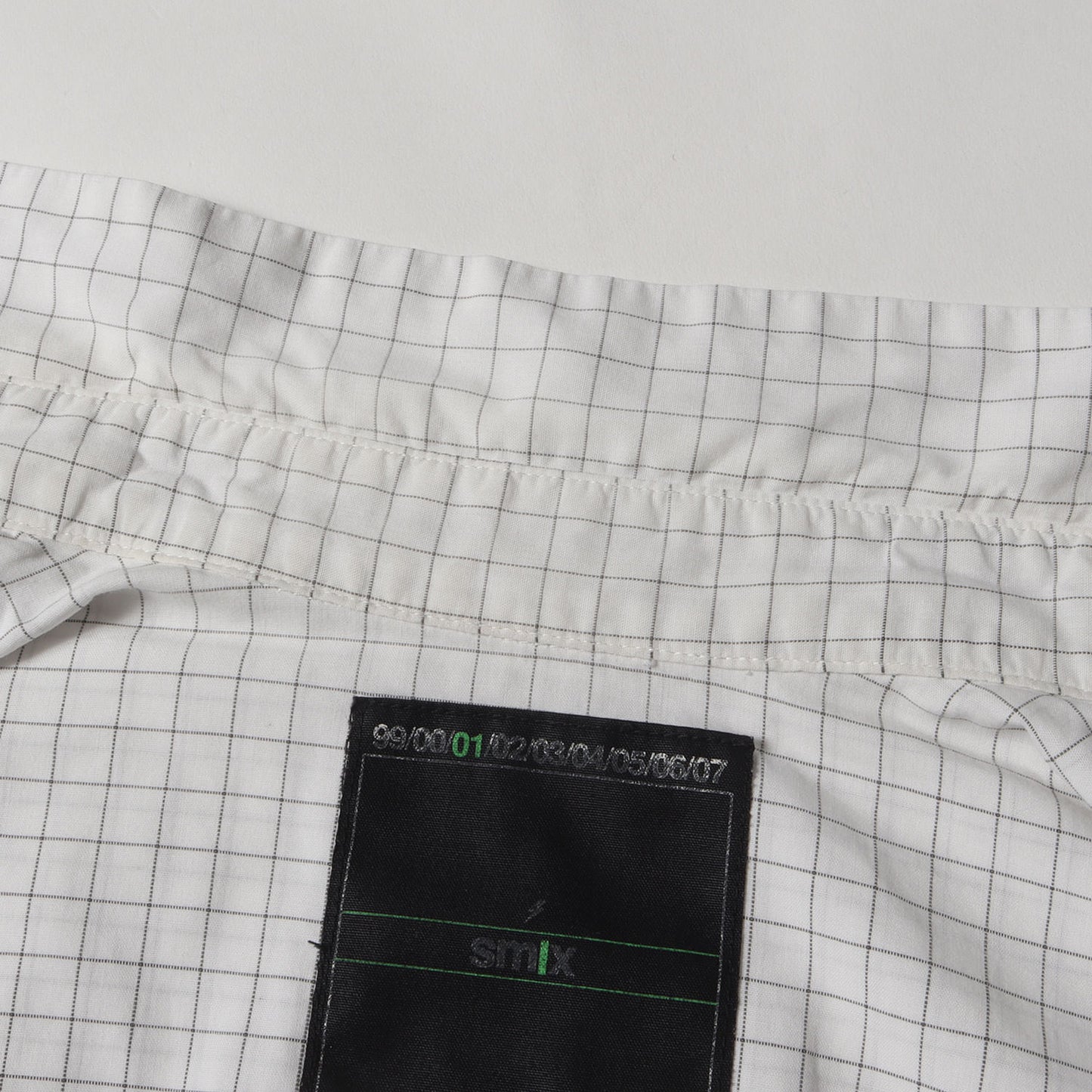 00s グラフチェック コットン 半袖シャツ