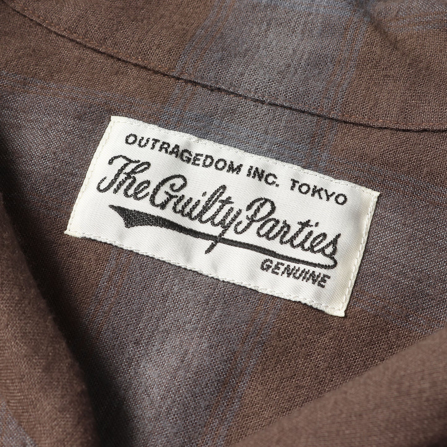 22AW オンブレチェック オープンカラー レーヨン シャツ(OMBRAY CHECK OPEN COLLAR SHIRT L/S)