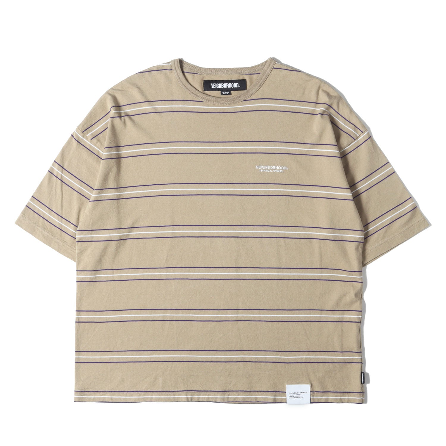 NEIGHBORHOOD (ネイバーフッド) 23SS ボーダー クルーネック Tシャツ 
