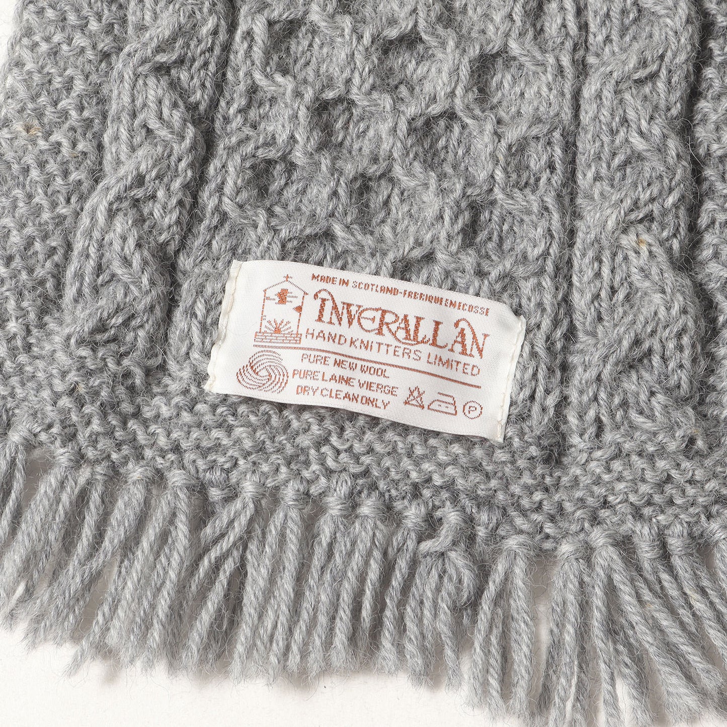 ハンドニット ウール マフラー(12A HANDKNIT SOLID MUFFLER)