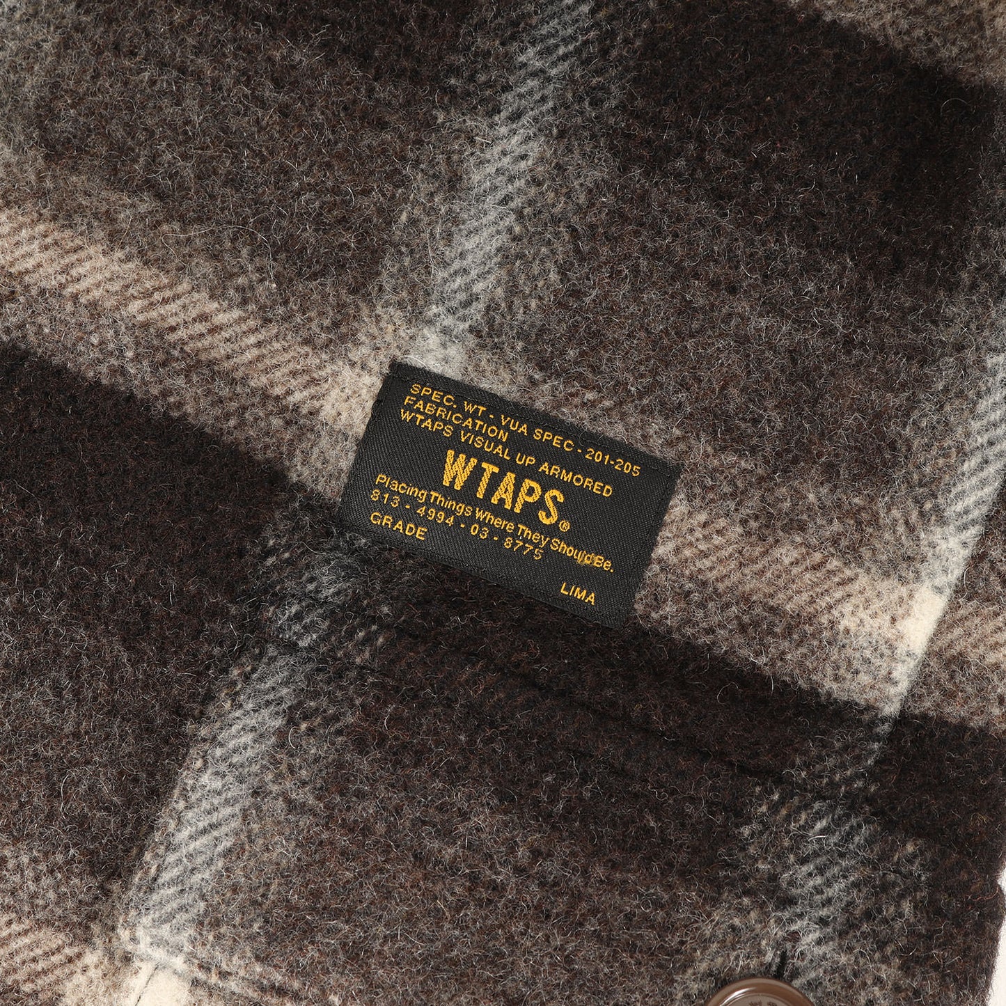 チェック ウール ドクターシャツ / コート(DOCTOR L/S)