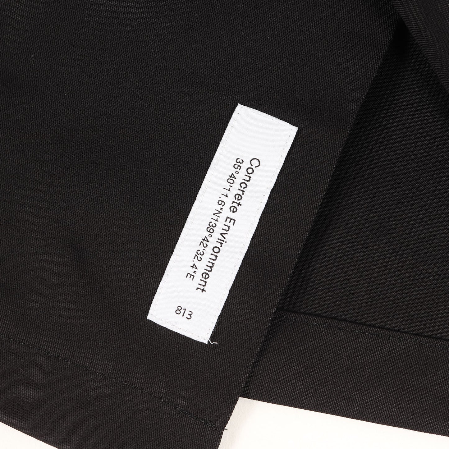 24AW チェーン刺繍ロゴ オープンカラー シャツ(EW / LS / LYOCELL. TWILL)
