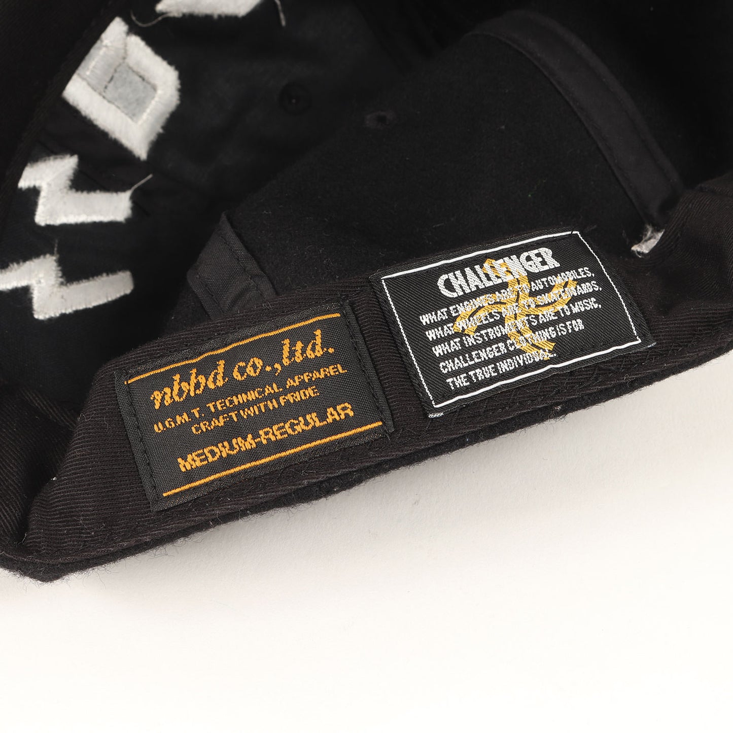 ×NEIGHBORHOOD ショートバイザー ウール 6パネルキャップ(SISSY BARS WOOL CAP)