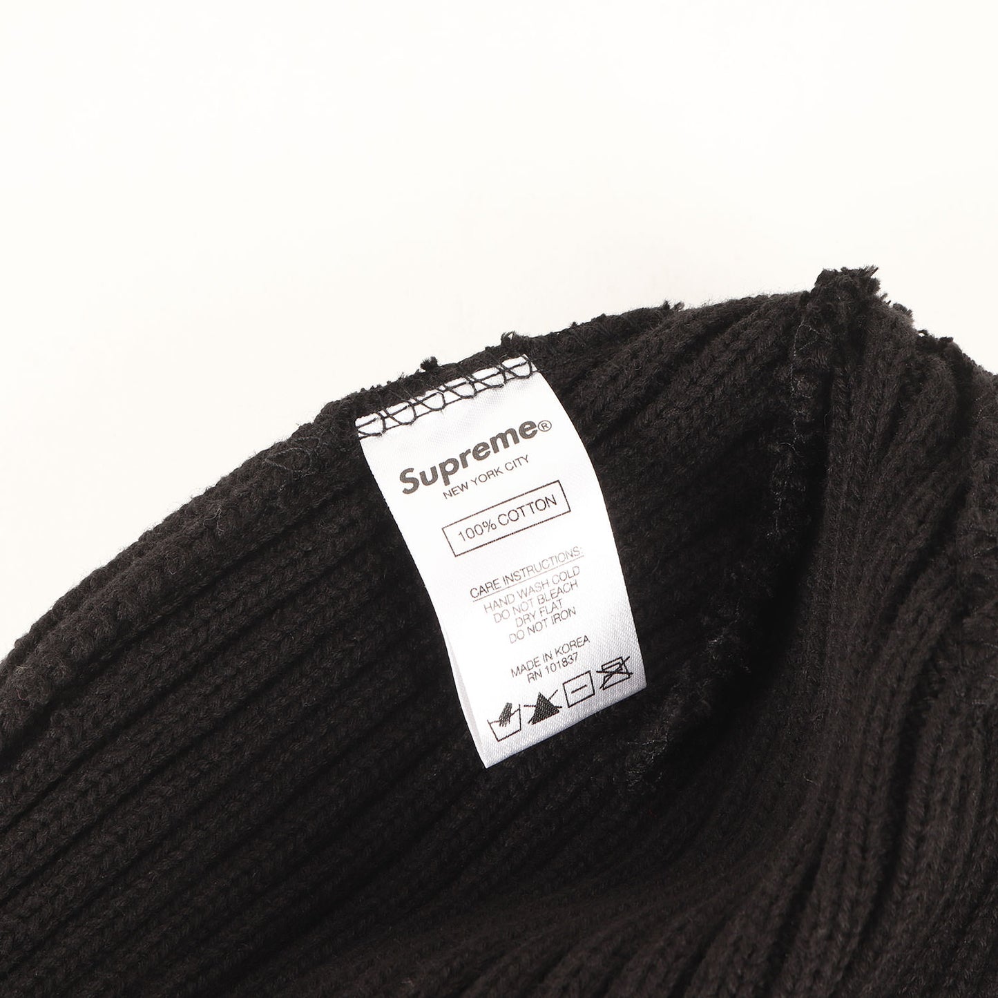 オーバーダイ加工 コットンニット ビーニー(Overdyed Beanie)