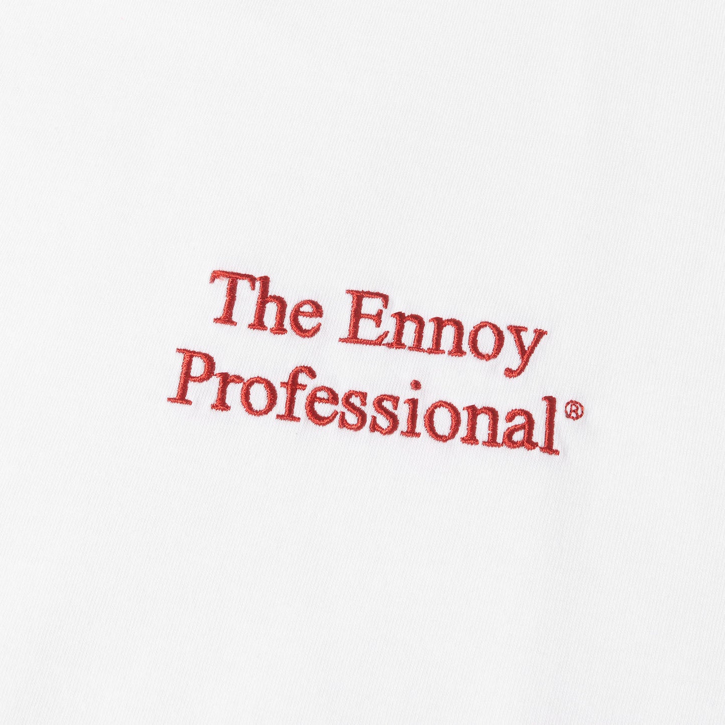 24SS ブランドロゴ刺繍 クルーネック Tシャツ(Professional Logo T-Shirt)