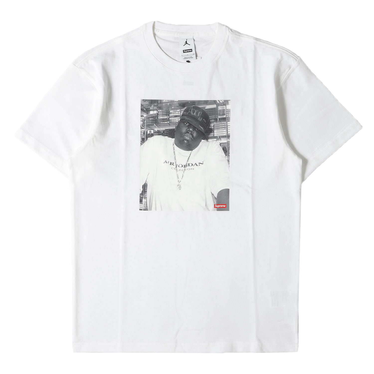 HERMES◇サークルプリントTシャツ/リング TEE/40/コットン/BLK// SHARE