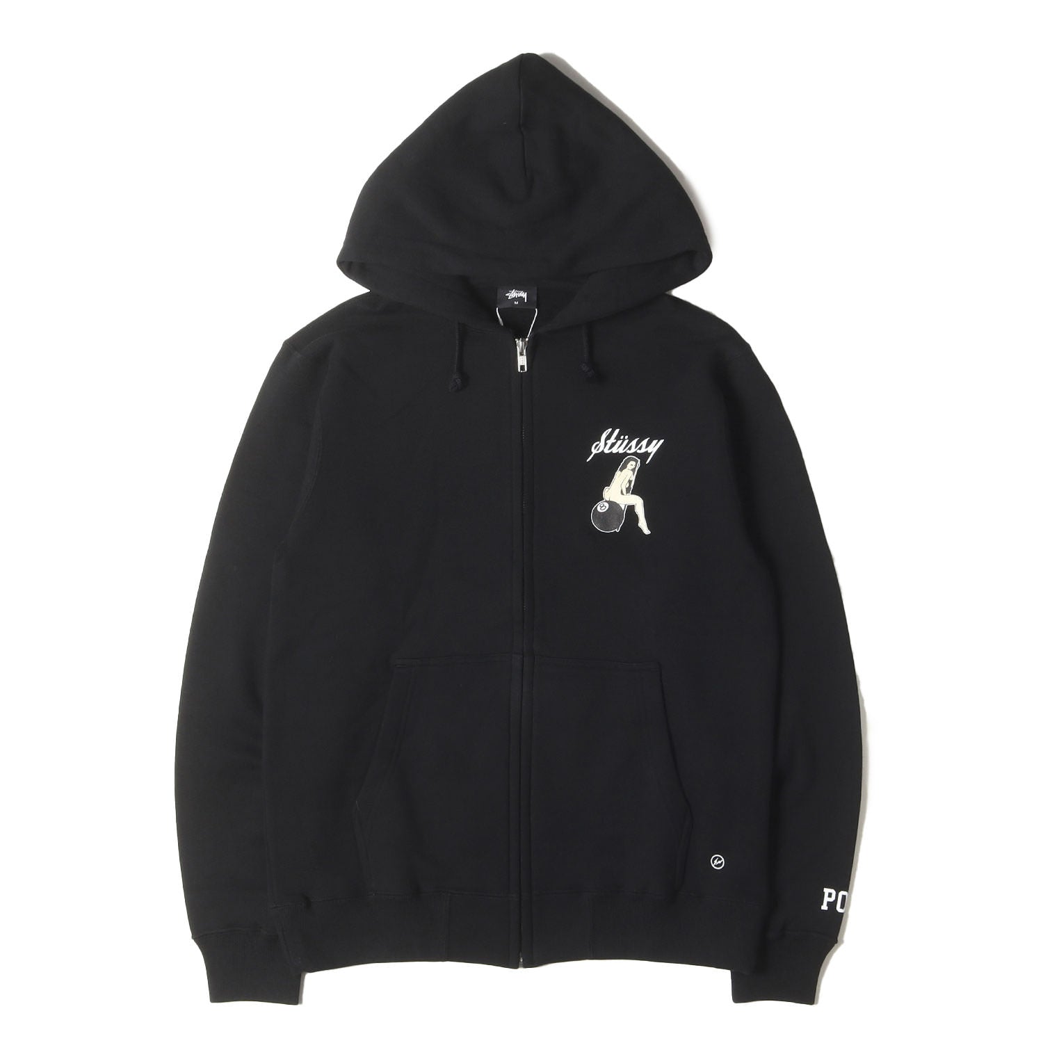 fragment design ×the POOL aoyama 8ボール ジップ スウェットパーカー 