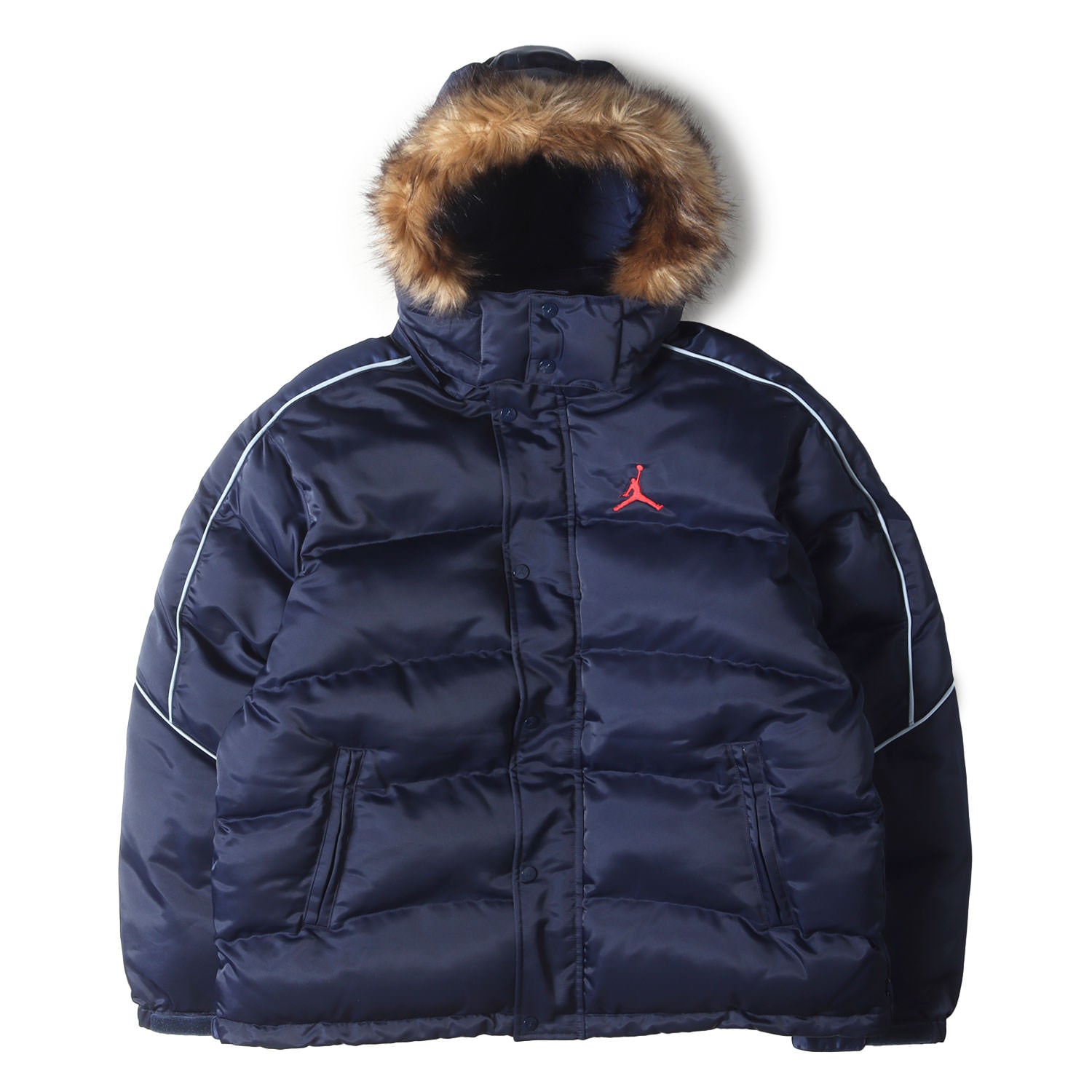 24AW ×NIKE JORDAN フードファー中綿ジャケット(Puffer Jacket 