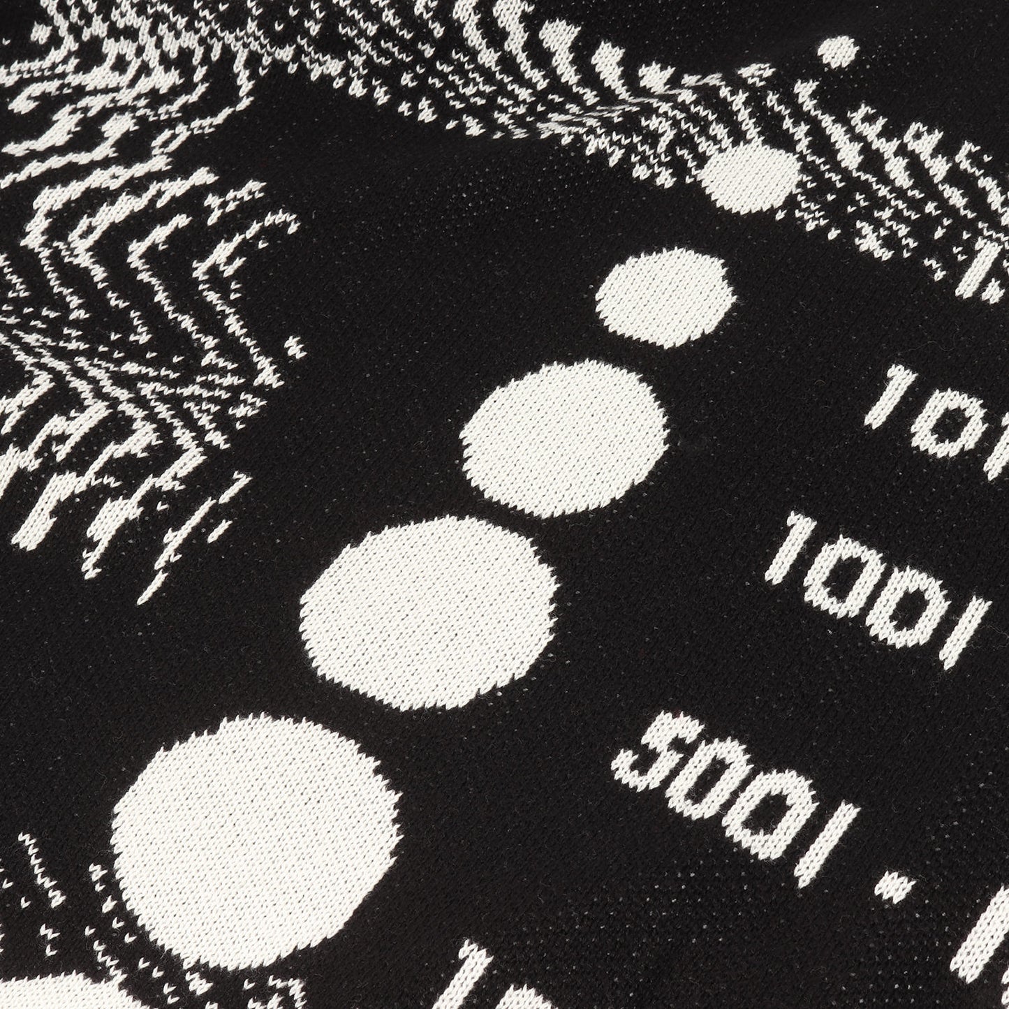 23AW 全面グラフィック オーバーサイズ ニットセーター(COVID-19 KNIT SWEATER)