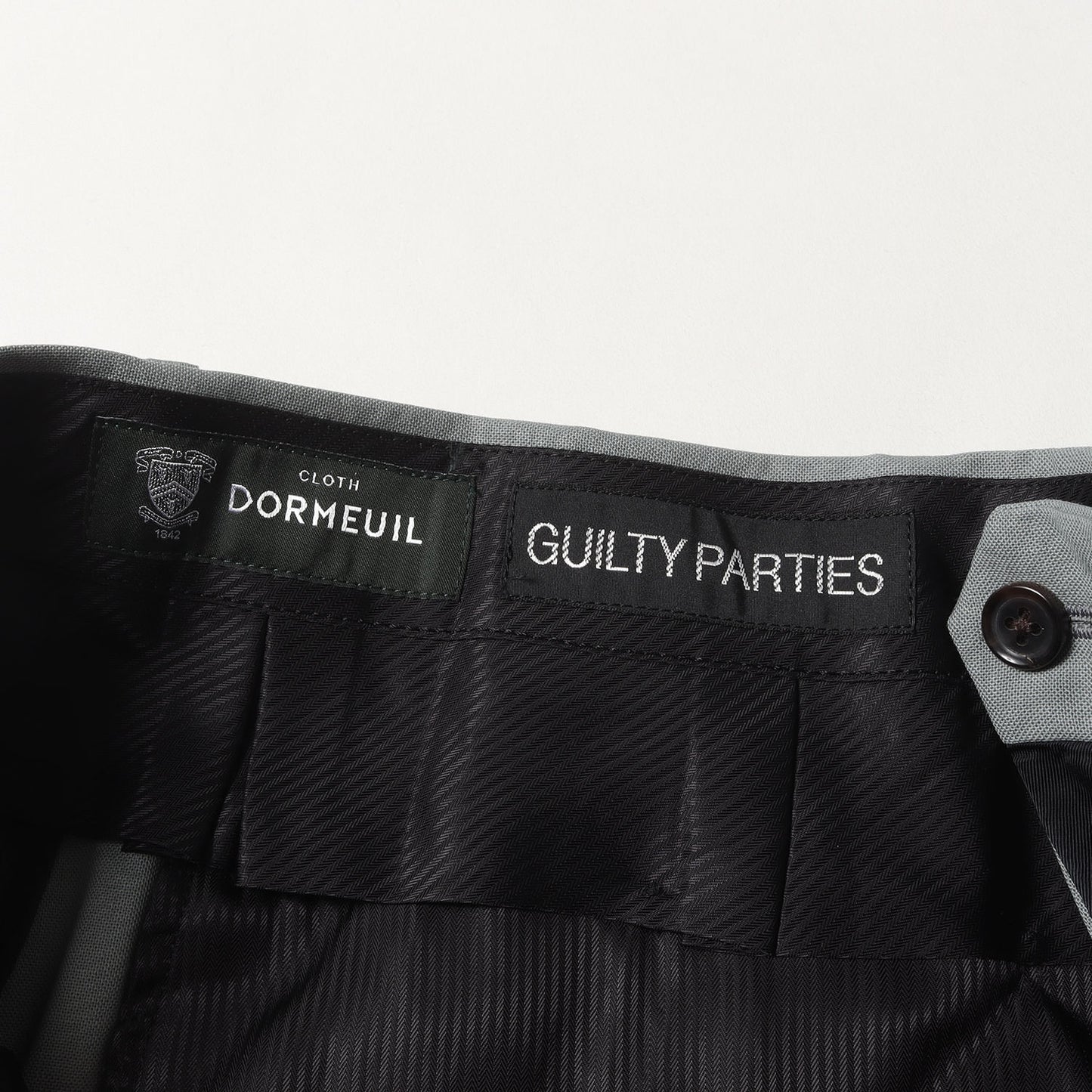 23SS ×DORMEUIL プリーツ スラックスパンツ(PLEATED TROUSERS)